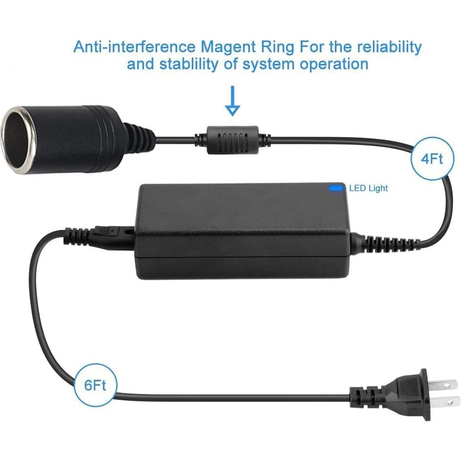 Adaptador de Alimentación 12V 5A para Enfriador Coleman
