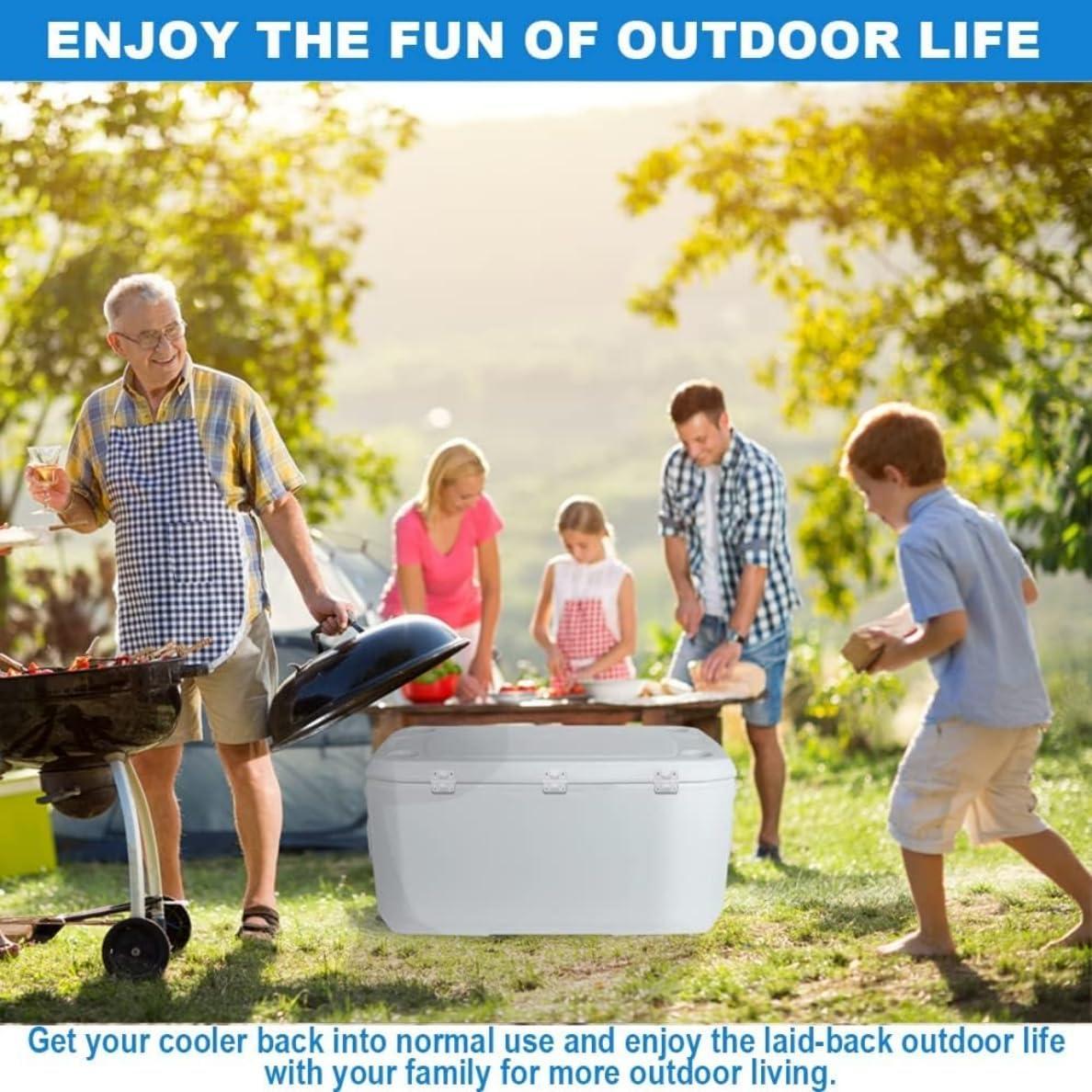 Juego de bisagras y tornillos PMCAF para enfriadores Coleman