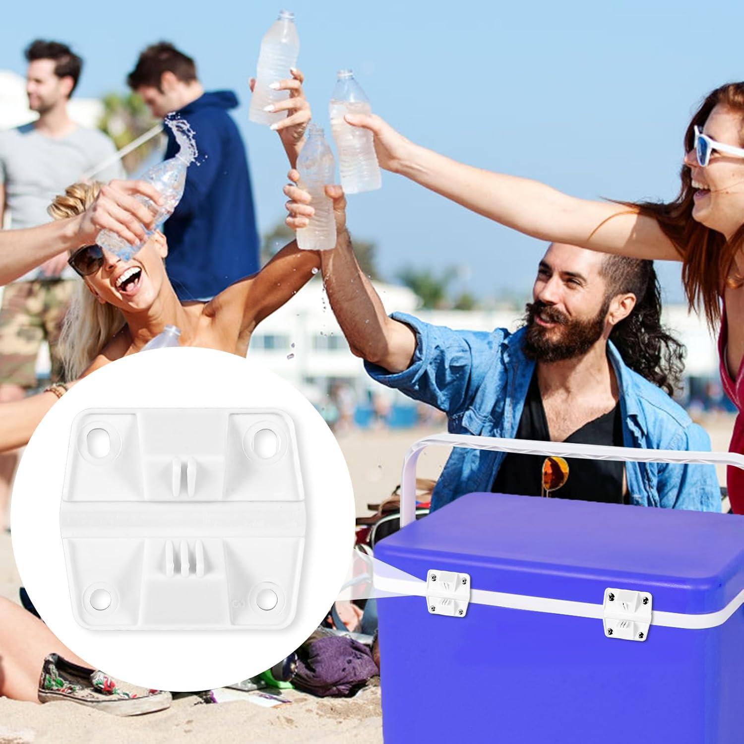 Kit de 6 Bisagras de Plástico para Nevera NQEUEPN con Tornillos