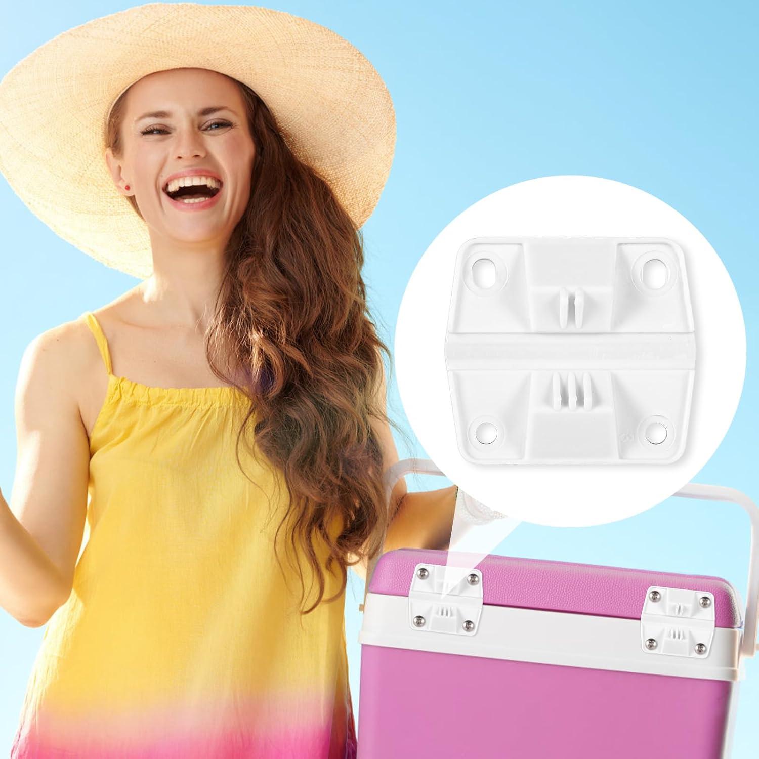 Kit de 6 Bisagras de Plástico para Nevera NQEUEPN con Tornillos