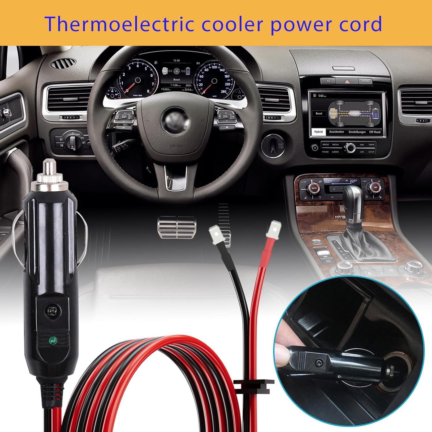 Cable de Reemplazo 12V/24V Basysion para Enfriador Coleman 8 pies