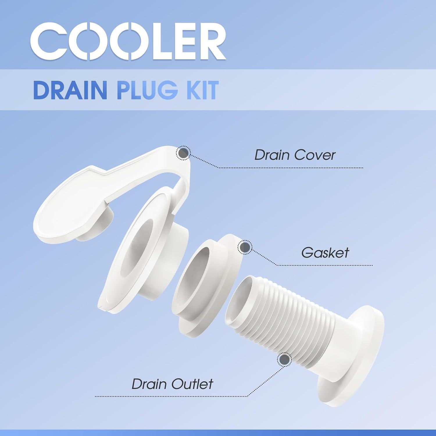 Kit de Tapones de Drenaje para Neveras PROSOCOOL 2 Unidades