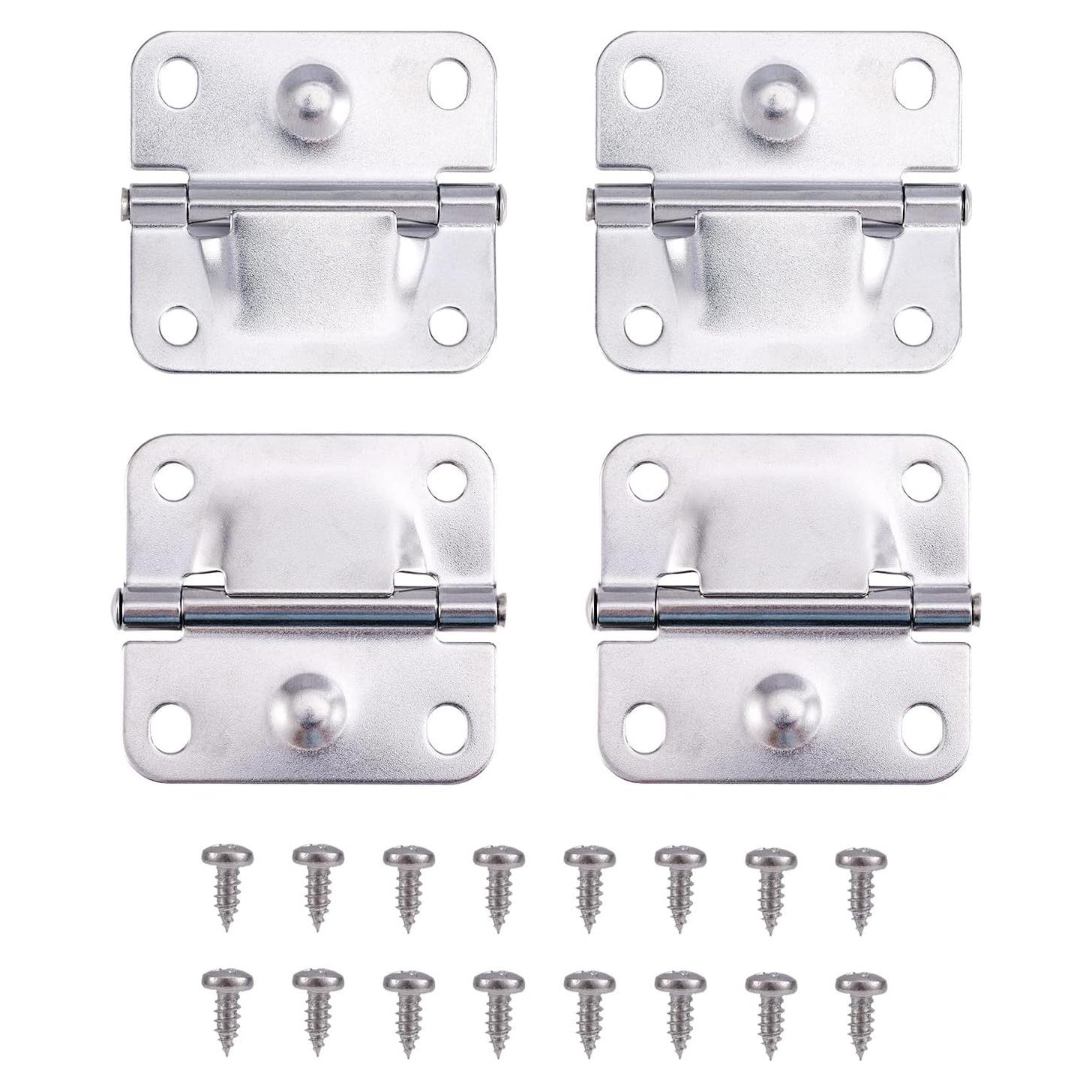 4 Bisagras de Acero Inoxidable Tinoaly para Enfriadores Coleman