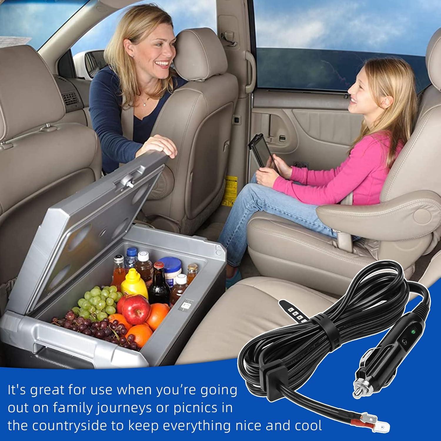 Cable de Alimentación 8 pies para Enfriador Coleman Pokin 12V/24V