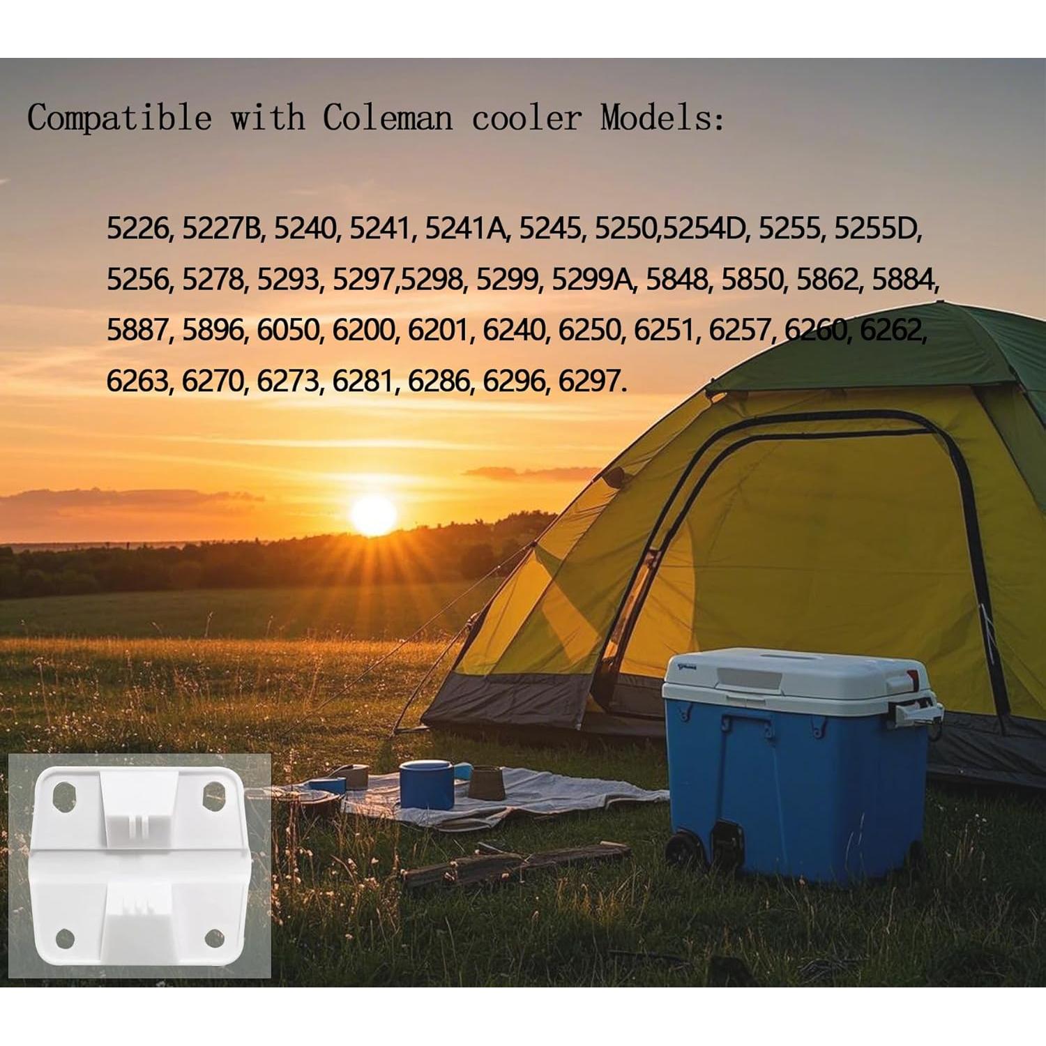 Bisagras de Plástico Afriod para Enfriadores Coleman - 4 Piezas