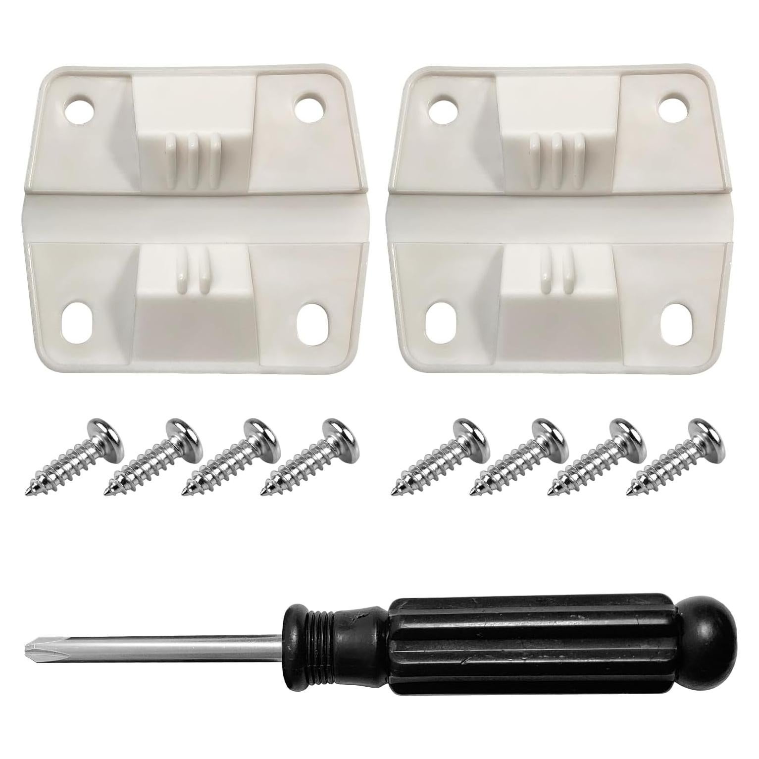 Kit de Bisagras de Plástico para Neveras Coleman - 2 Piezas