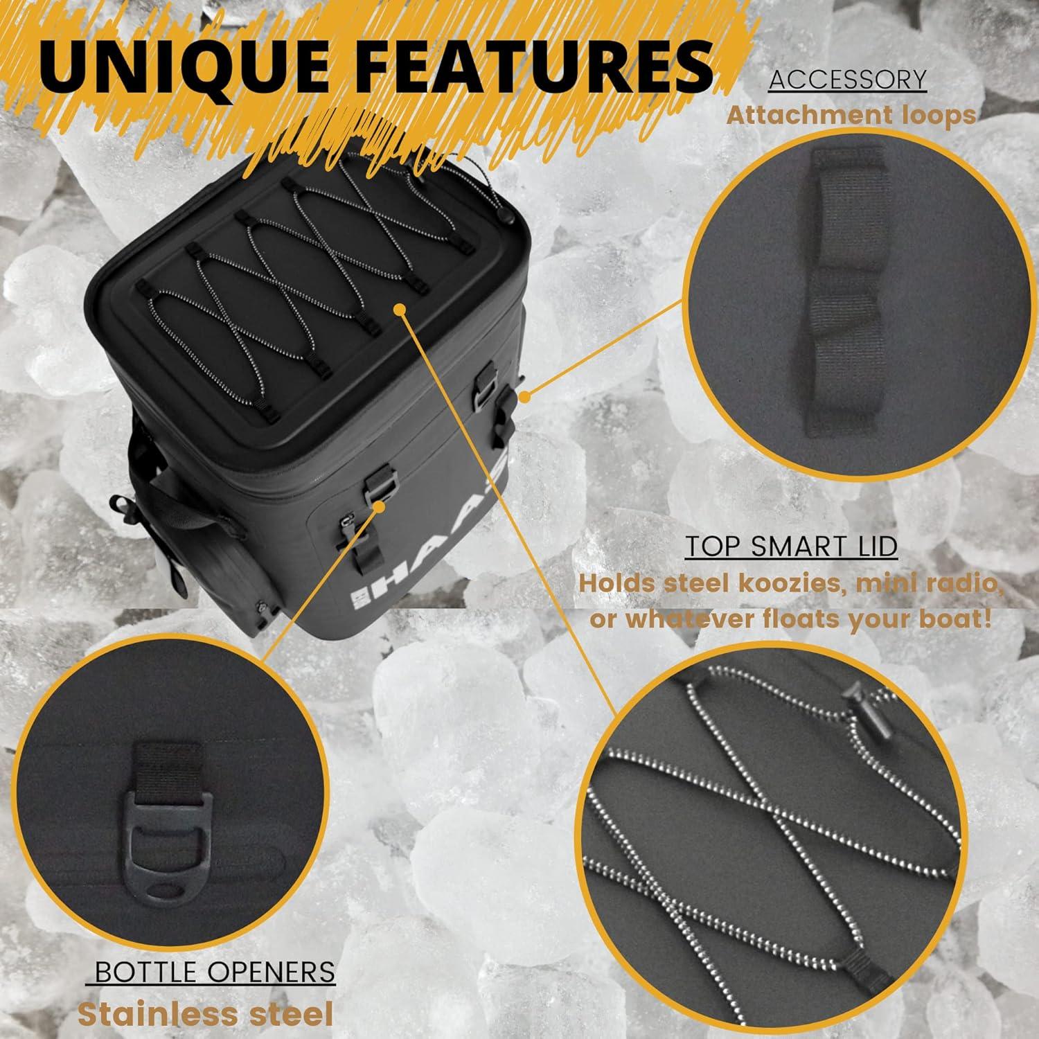 Mochila Enfriadora Aislada BREW HAAS para 36 Latas - Impermeable