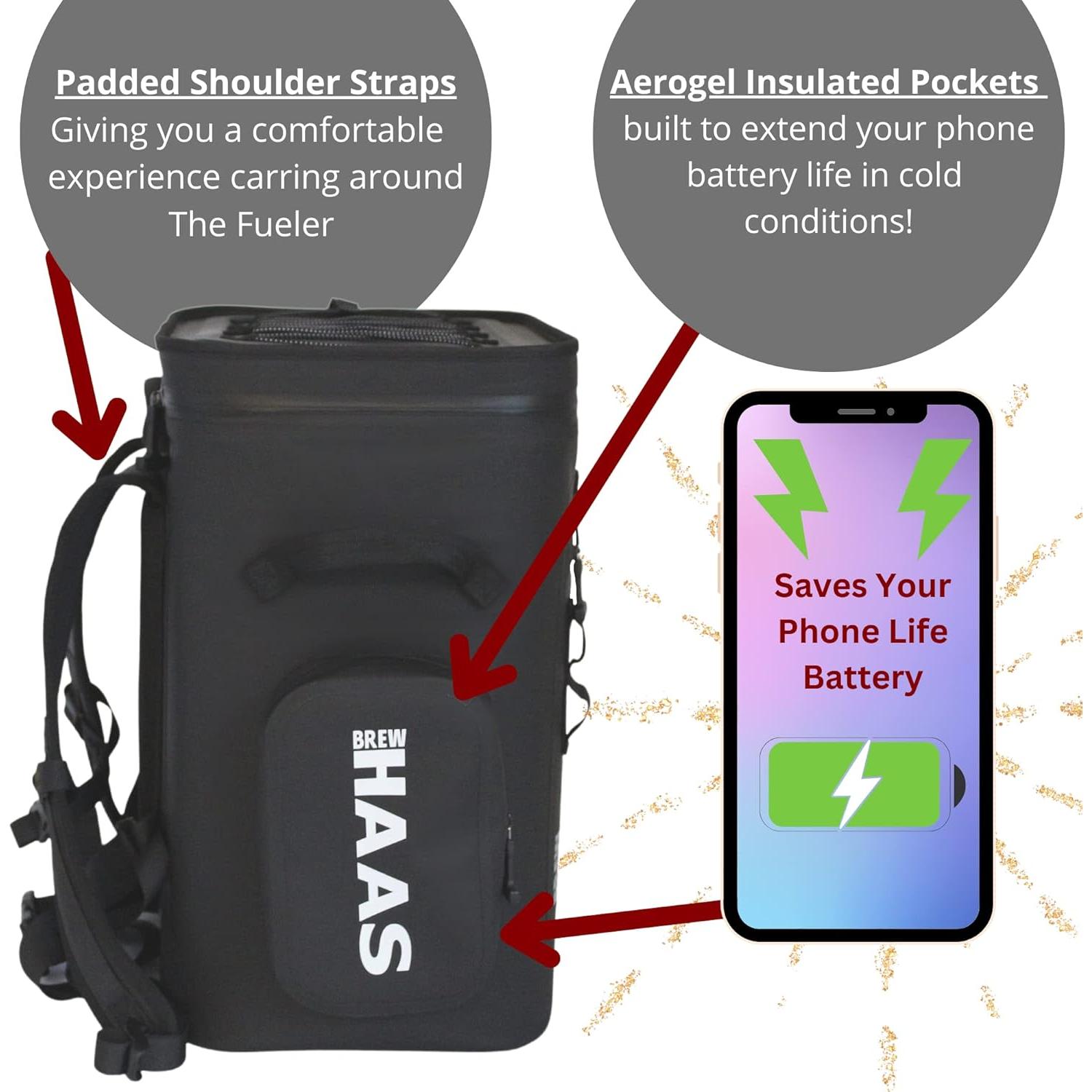 Mochila Enfriadora Aislada BREW HAAS para 36 Latas - Impermeable