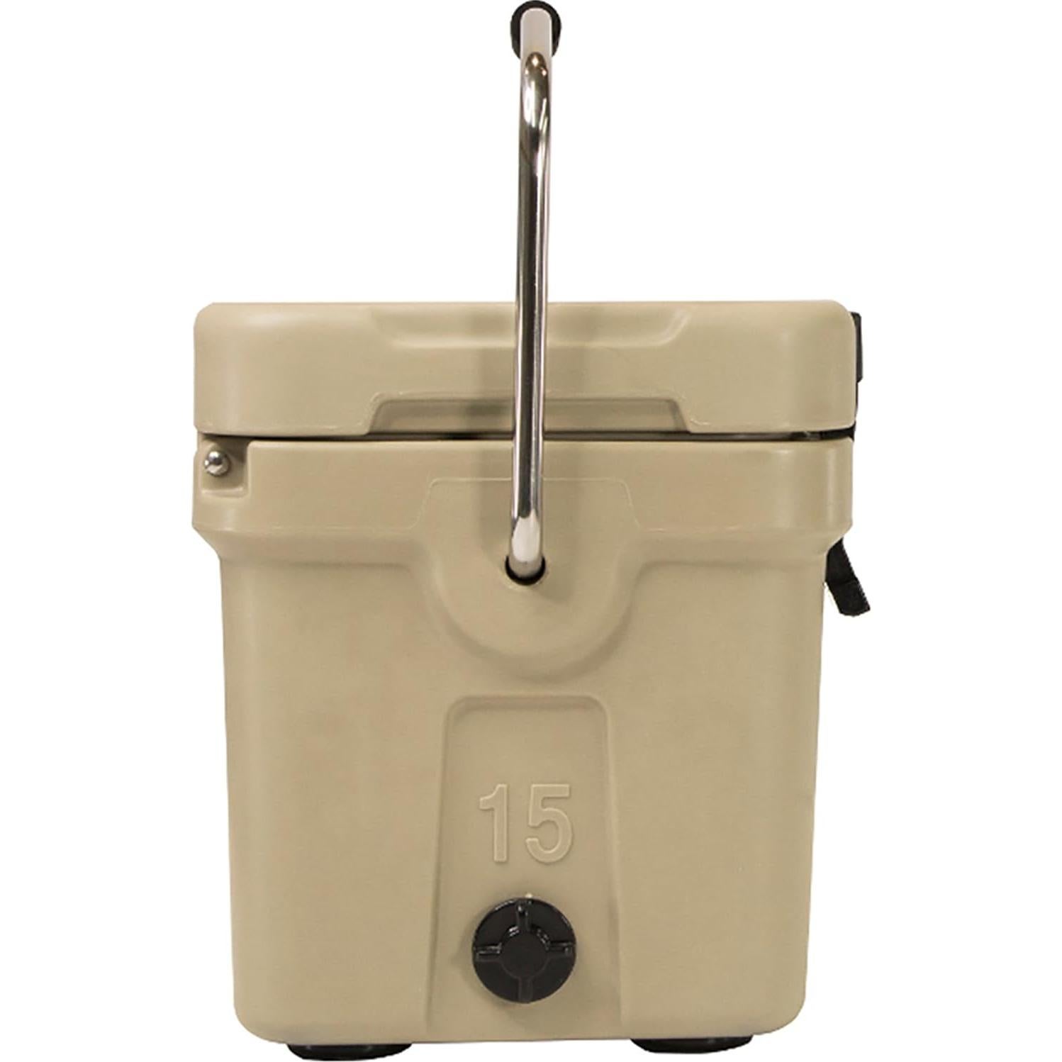 Caja de Hielo Aislada Mammoth Cruiser 15 Beige 11.4L