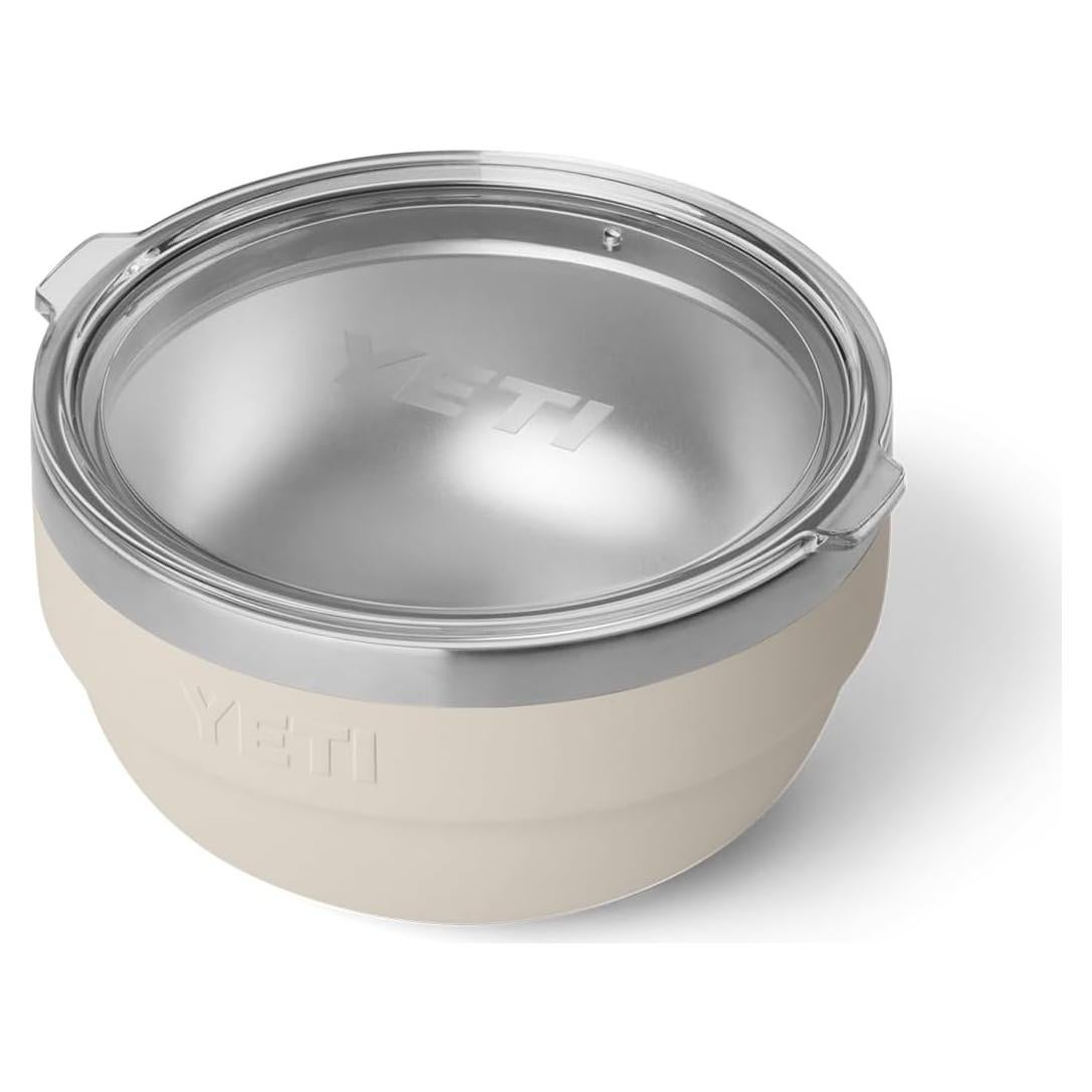 Tazón Aislado YETI Rambler 1 Cuarto Acero Inoxidable Taupe
