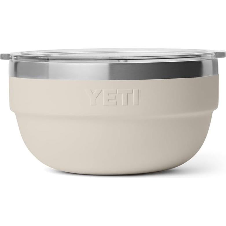 Tazón Aislado YETI Rambler 1 Cuarto Acero Inoxidable Taupe