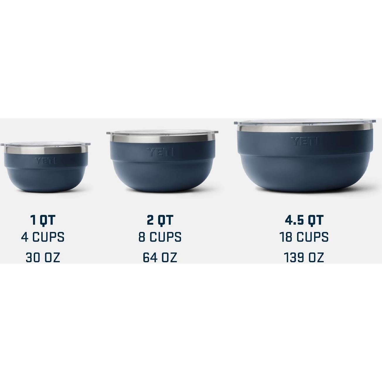 Tazón Aislado YETI Rambler 1 Cuarto Acero Inoxidable Taupe