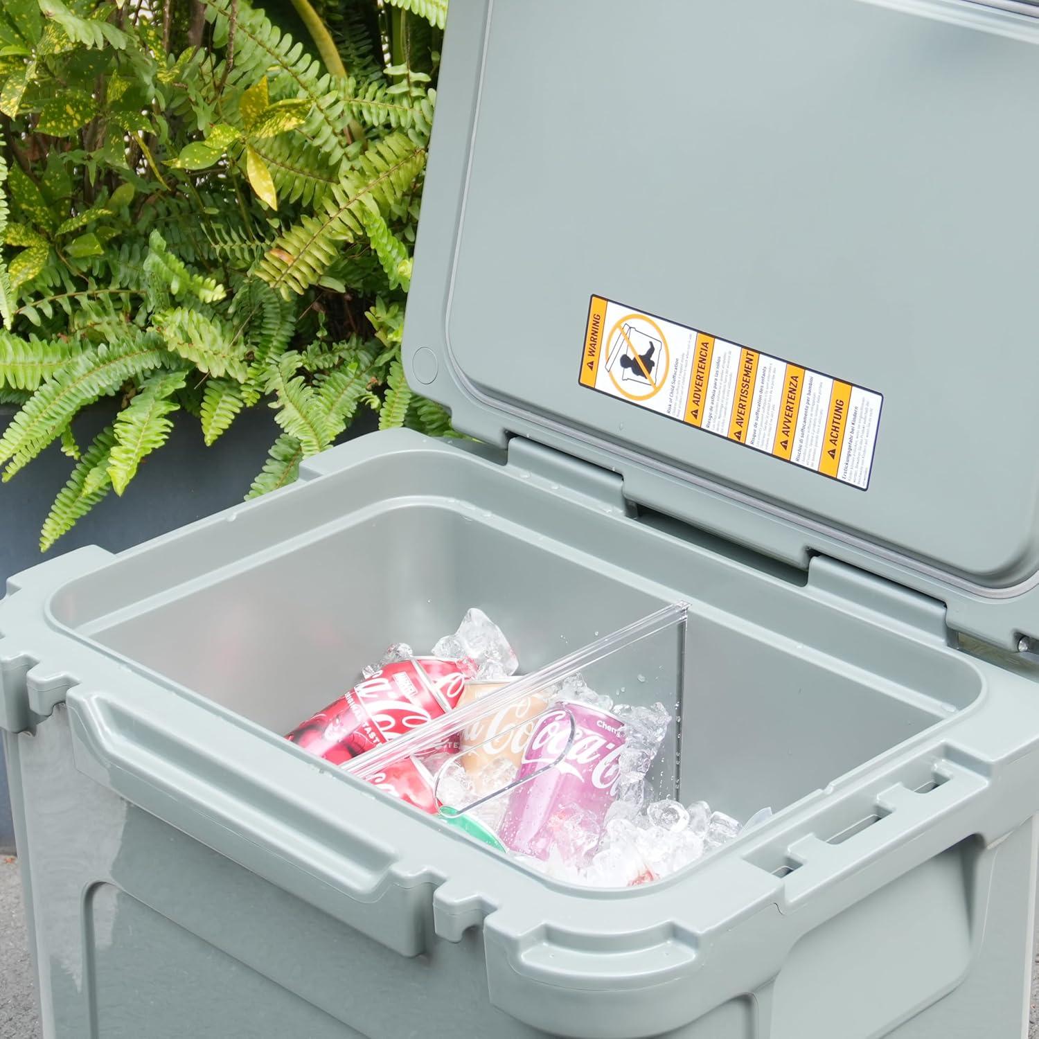 Divisor Acrílico Transparente LUVCOSY para Cooler YETI Roadie 48/60