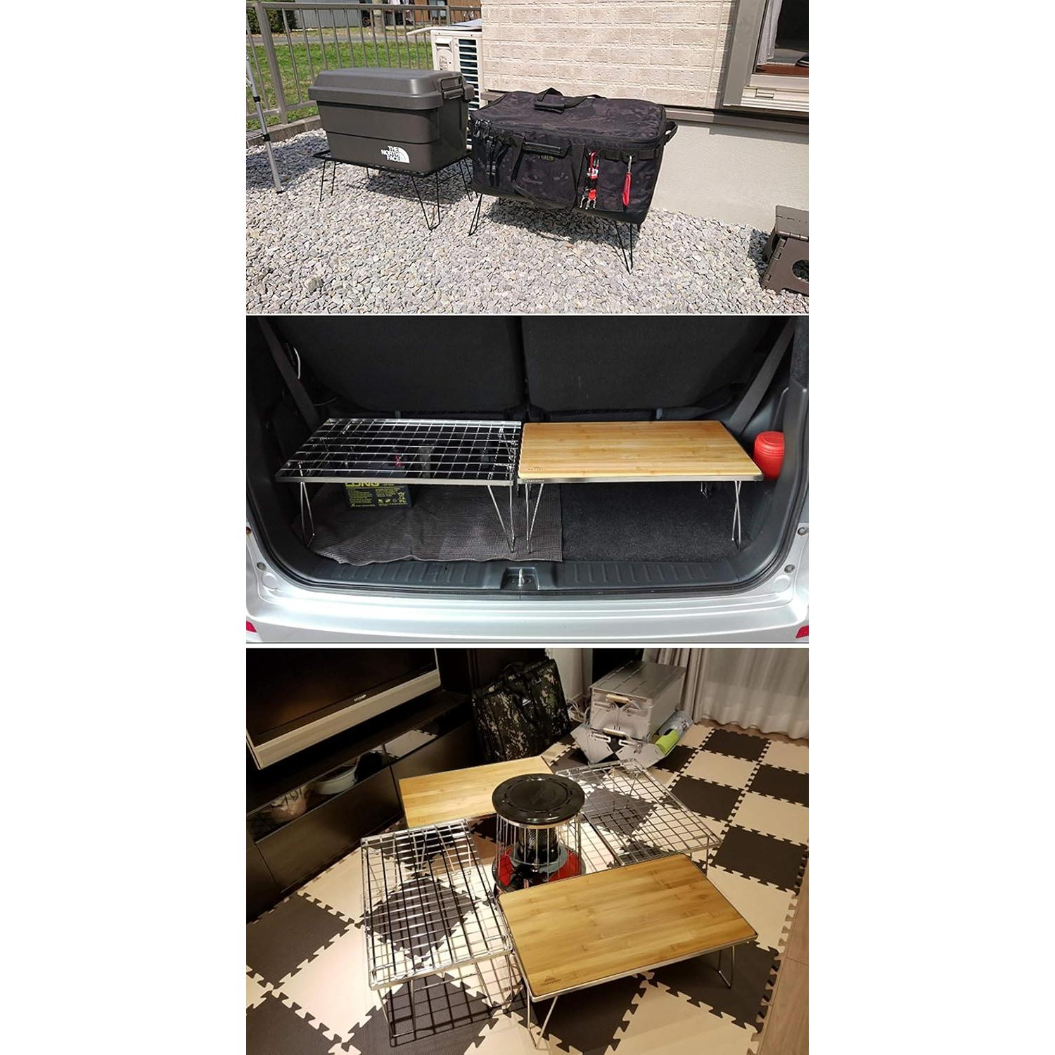 Estante Plegable Multifuncional Camping Moon T-230 60x35x45cm