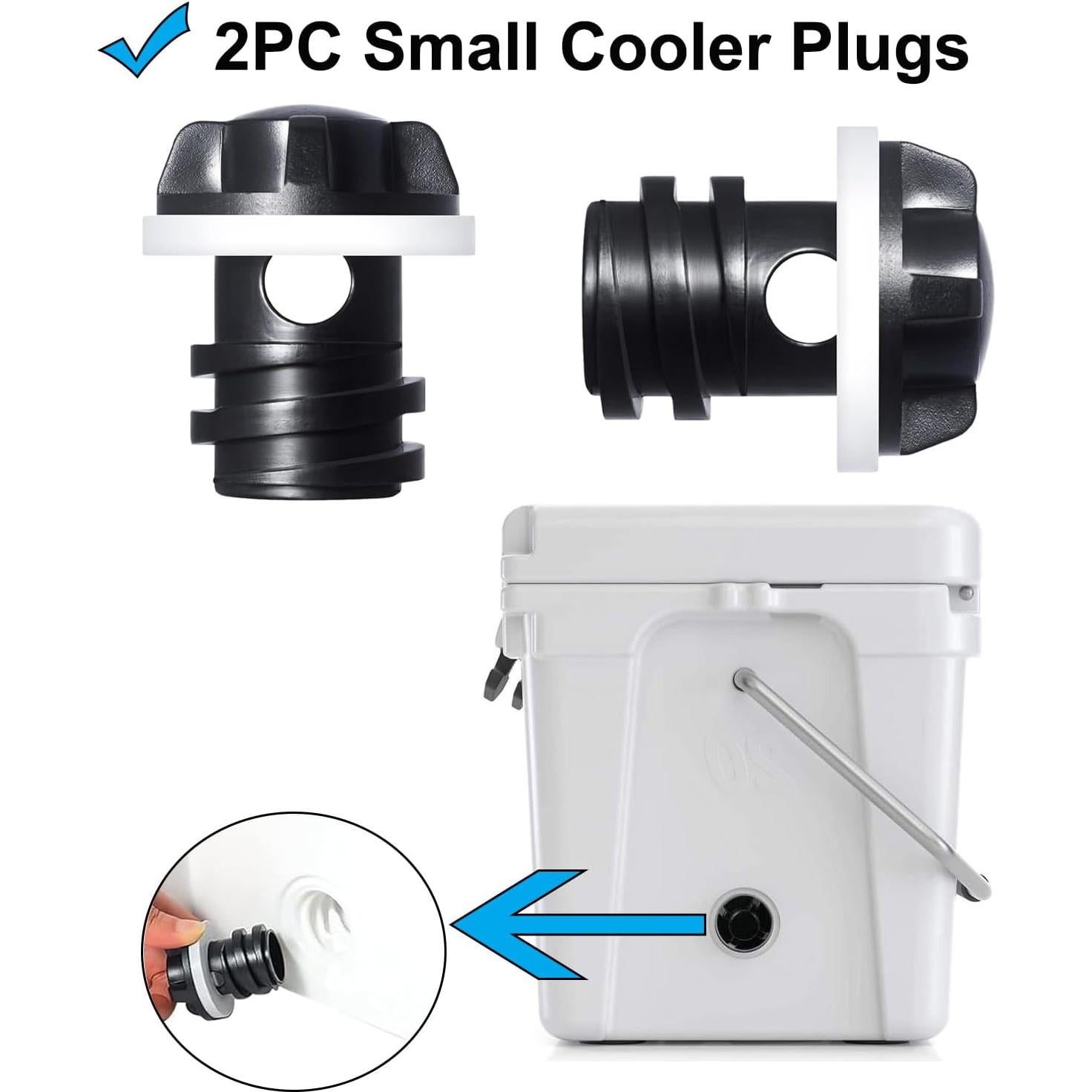 Tapón de Drenaje para Cooler YETI y RTIC - Pakmee