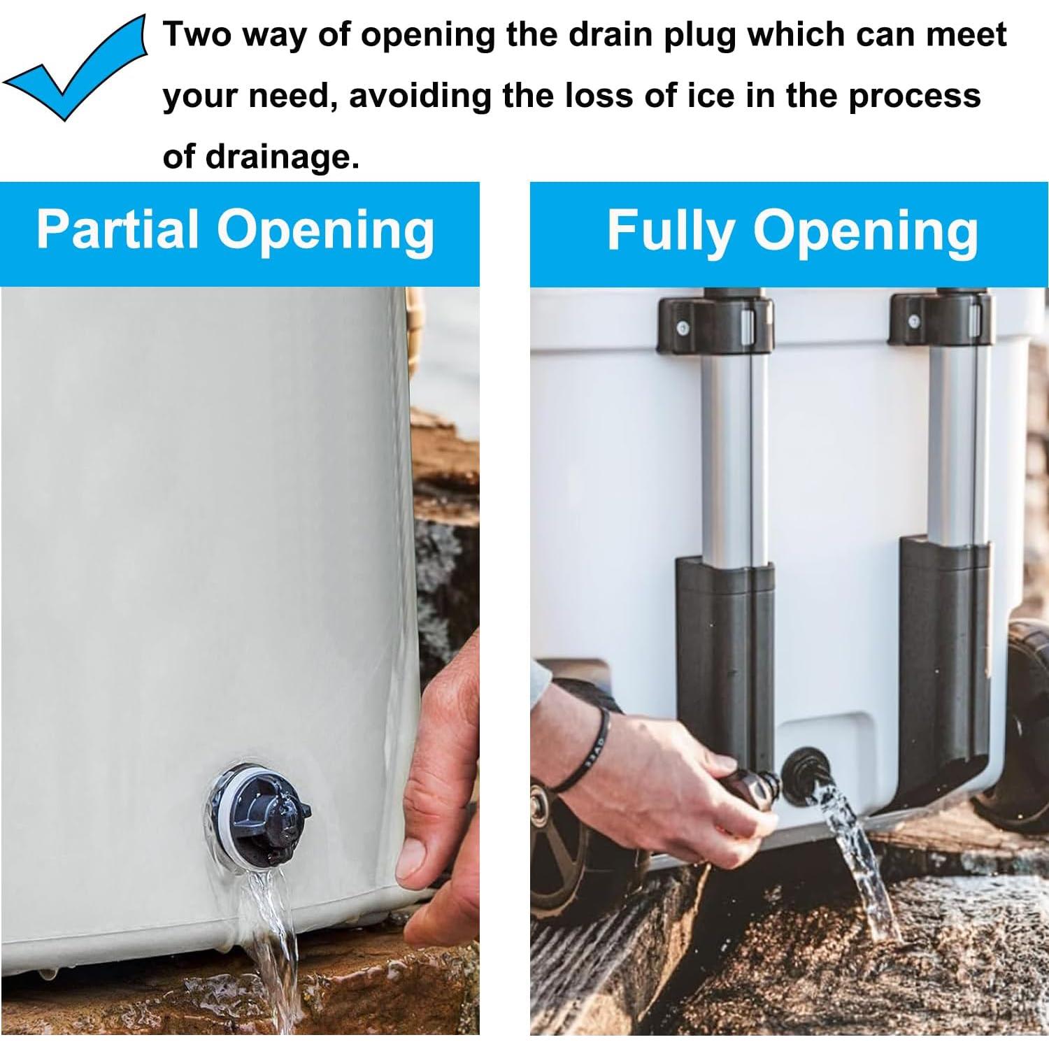 Tapón de Drenaje para Cooler YETI y RTIC - Pakmee