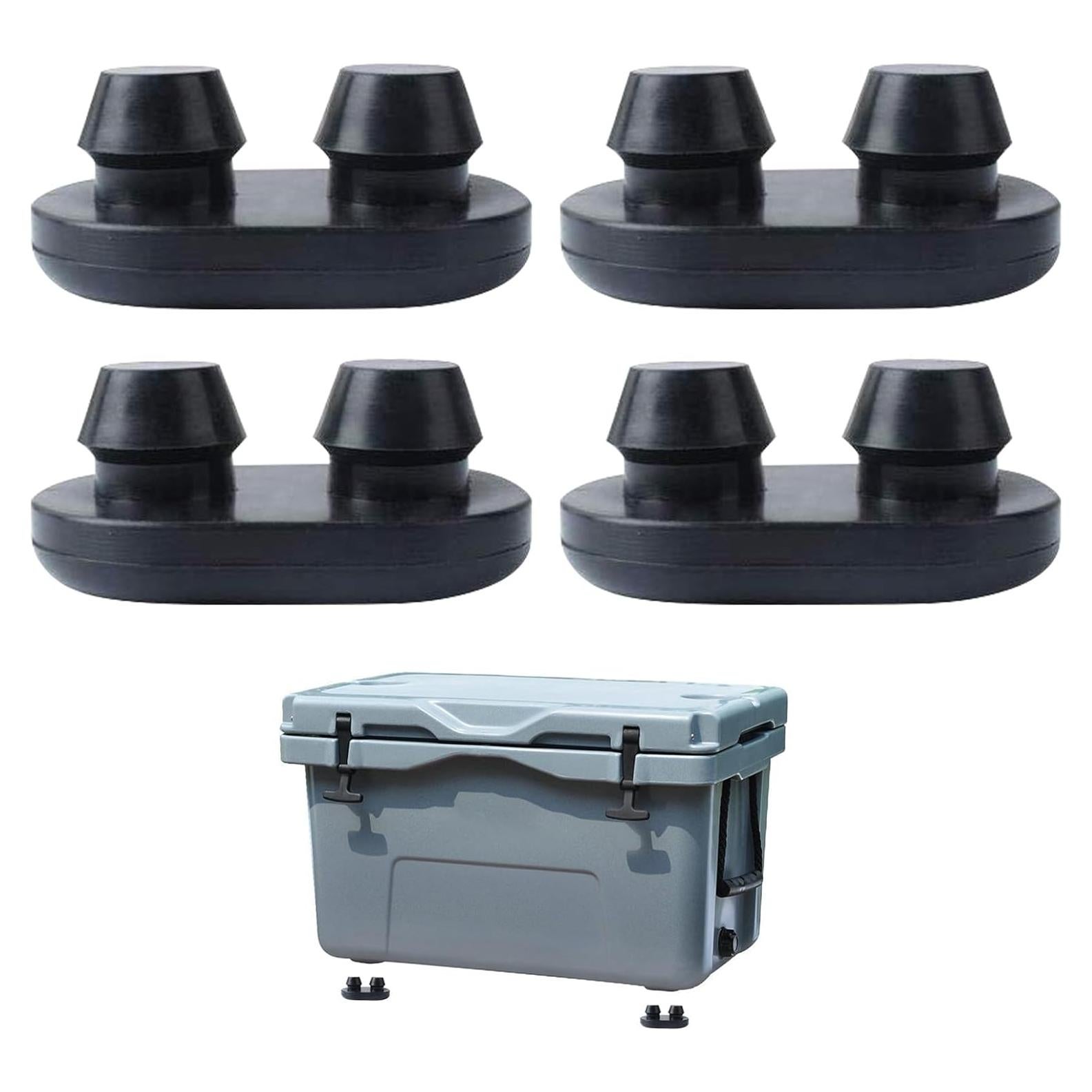 4 Piezas Pies de Caucho Antideslizantes para Cooler XiyaxiVici