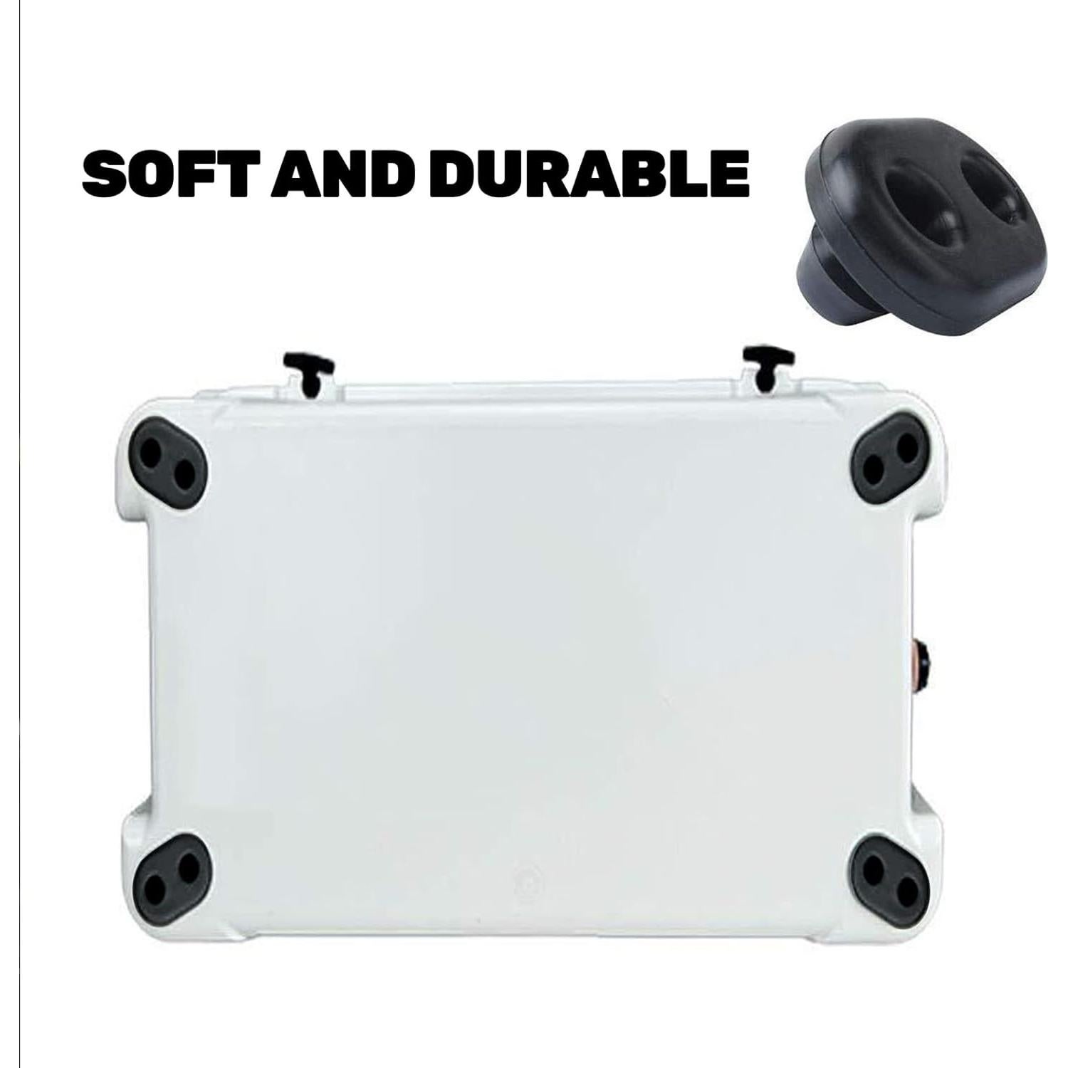 4 Piezas Pies de Caucho Antideslizantes para Cooler XiyaxiVici