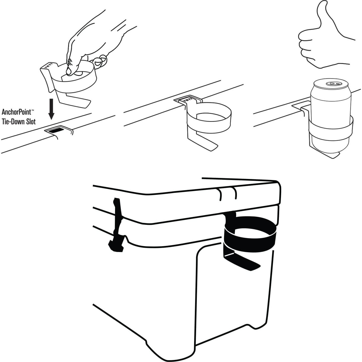 Soporte para Bebidas YETI Tundra - Acero Inoxidable Durable