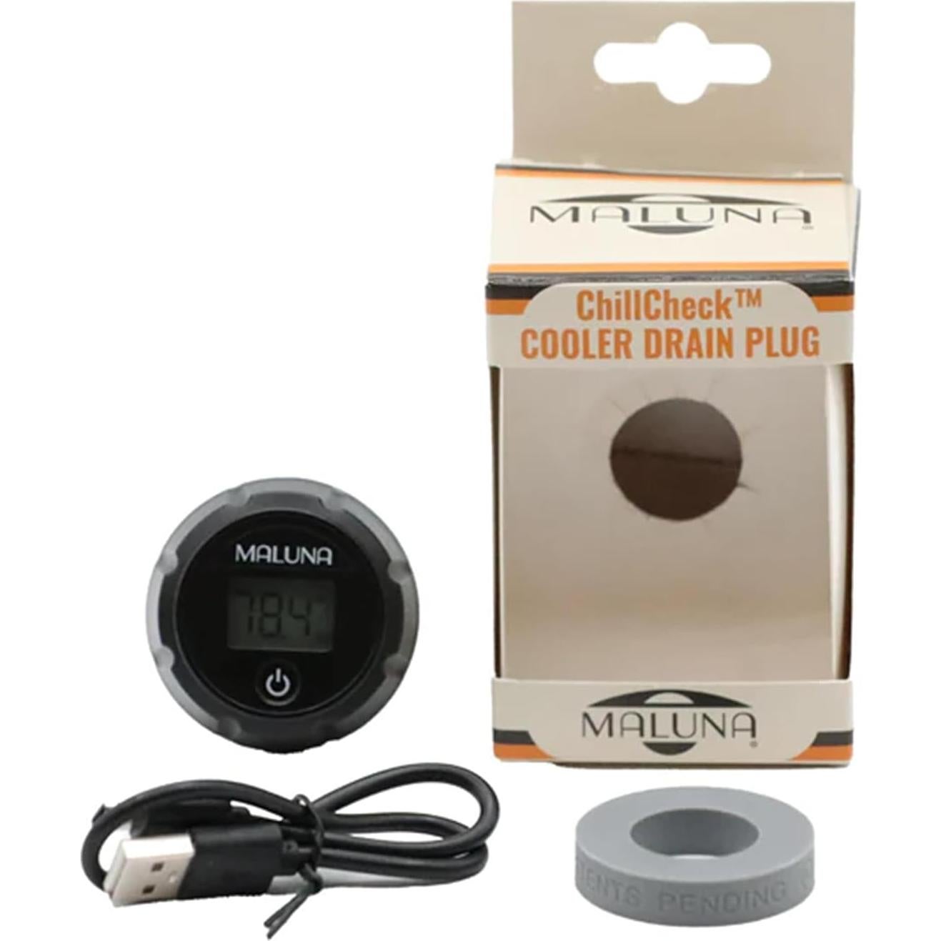 Tapón de Drenaje con Termómetro ChillCheck Maluna - Batería Recargable