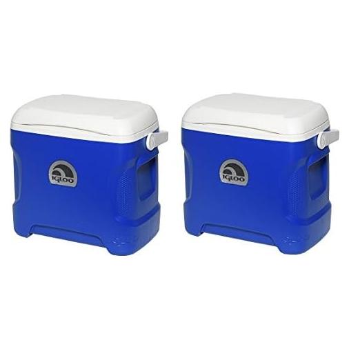 Contenedor Térmico Igloo 30 Cuartos Azul y Blanco (2-Pack)