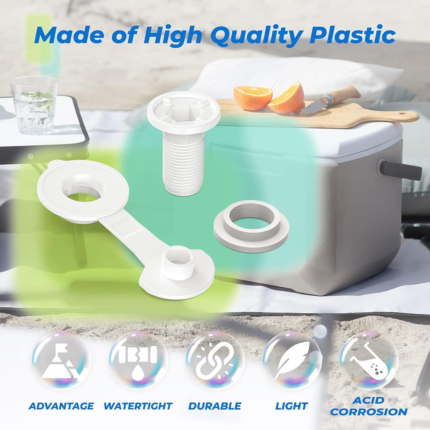 Tapón de desagüe para hieleras Coleman 50, 58 y 82 Qt - 3.81 cm