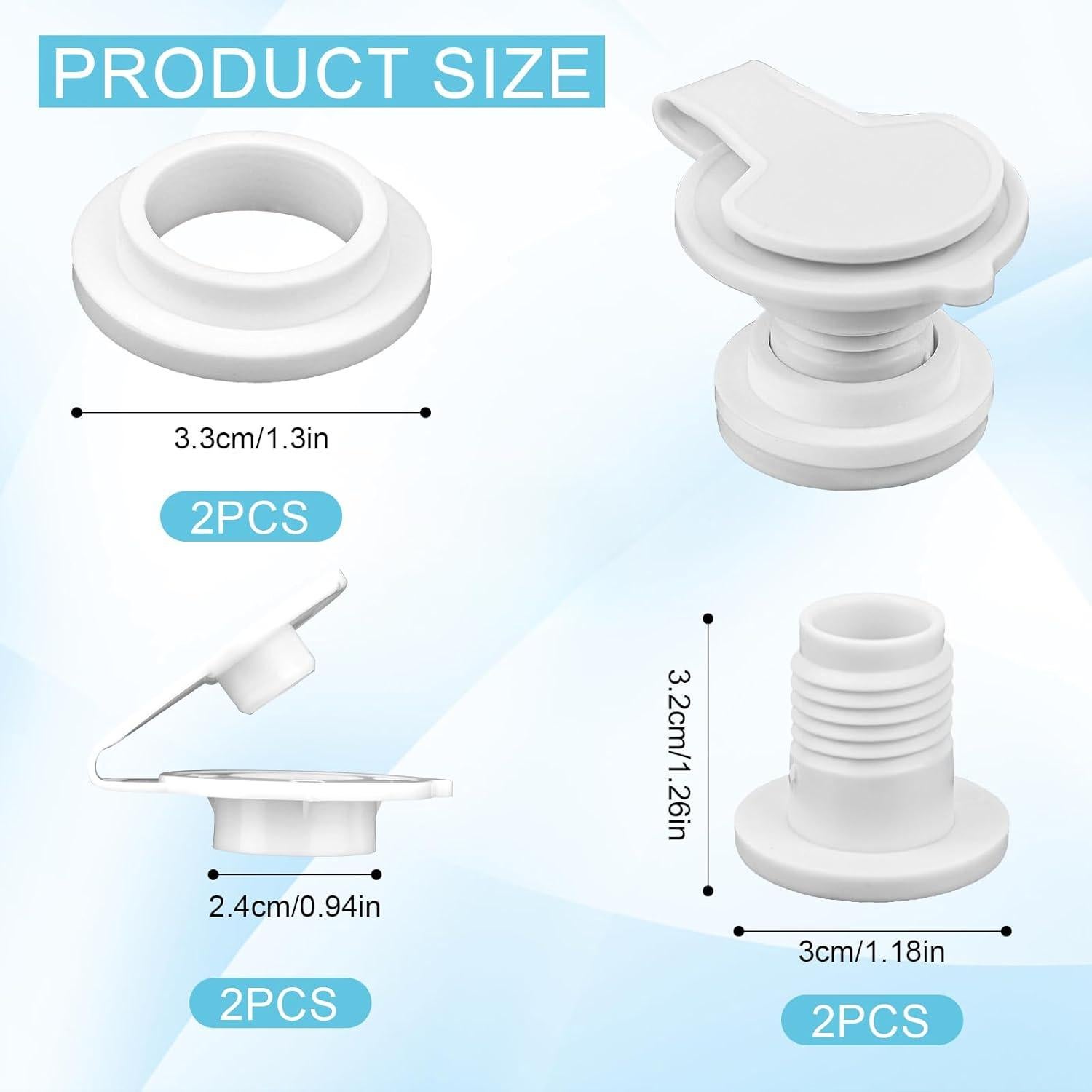 Kit de Tapones de Drenaje NQEUEPN para Enfriadores Quart Coleman