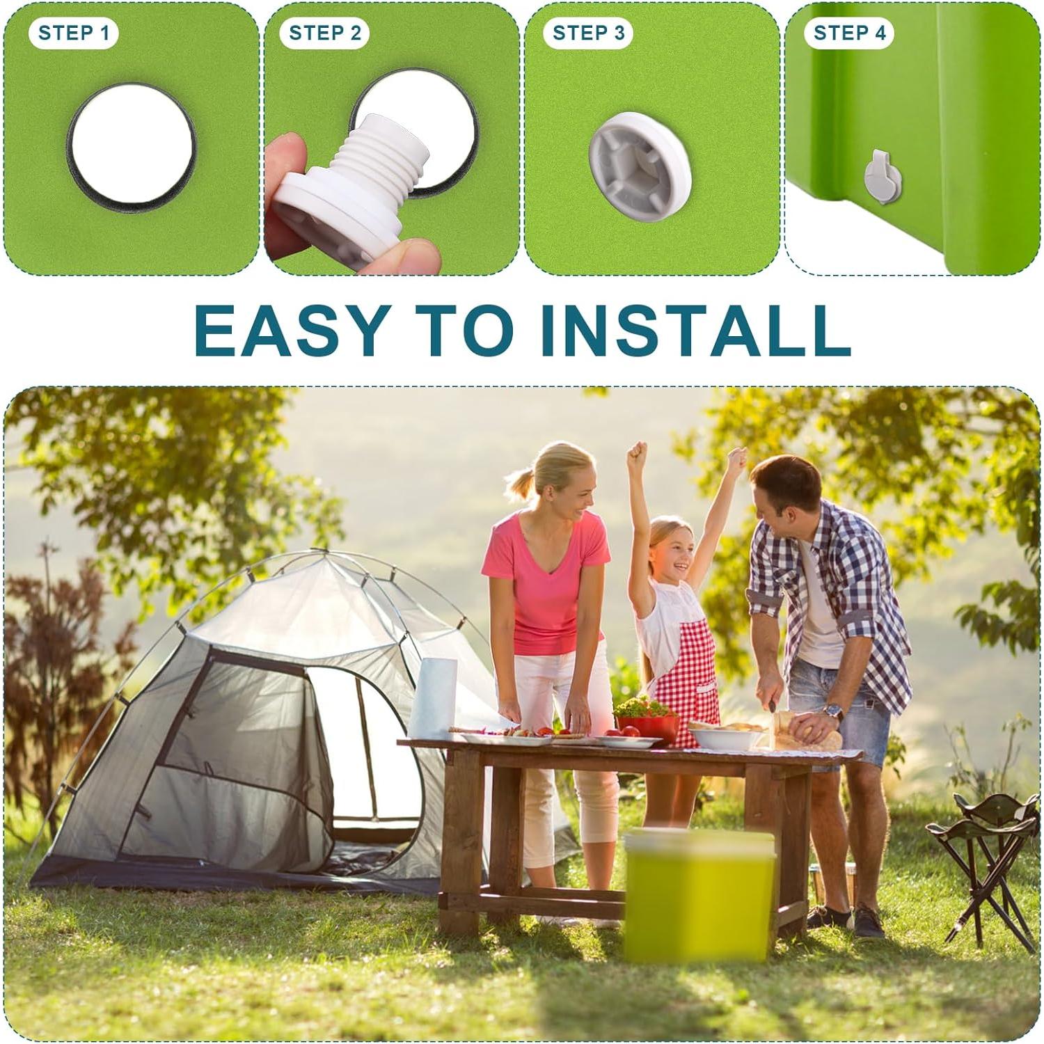 Kit de Tapones de Drenaje NQEUEPN para Enfriadores Quart Coleman