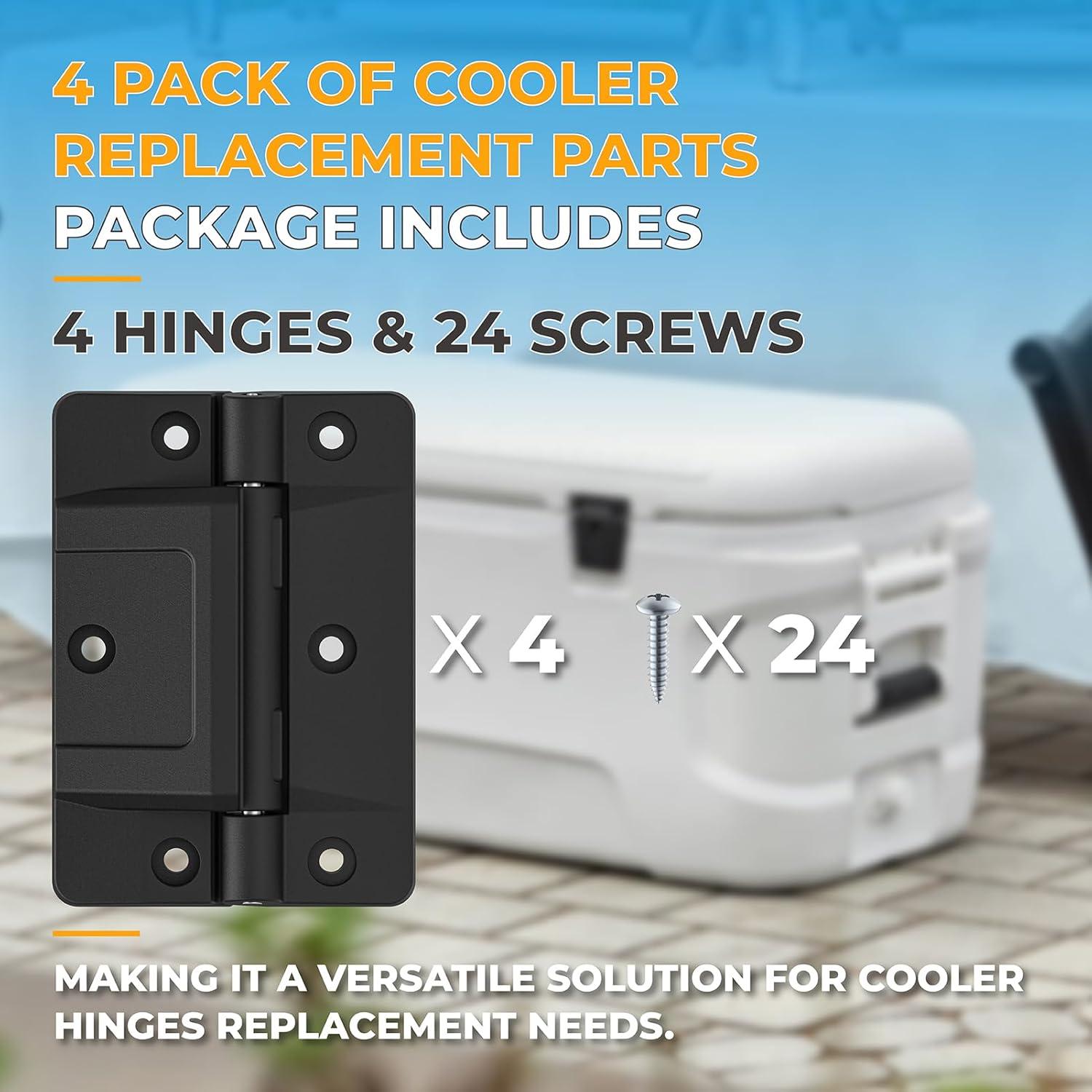 Bisagras Mecánicas Sobredimensionadas Pokin para Neveras Igloo 150-165 QT