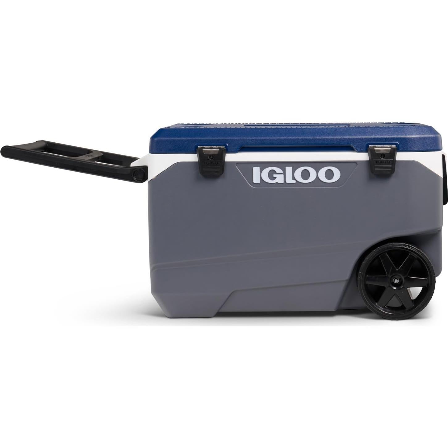 Cooler Igloo MaxCold 90Qt 5 Días con Ruedas y Tapa Acceso Rápido