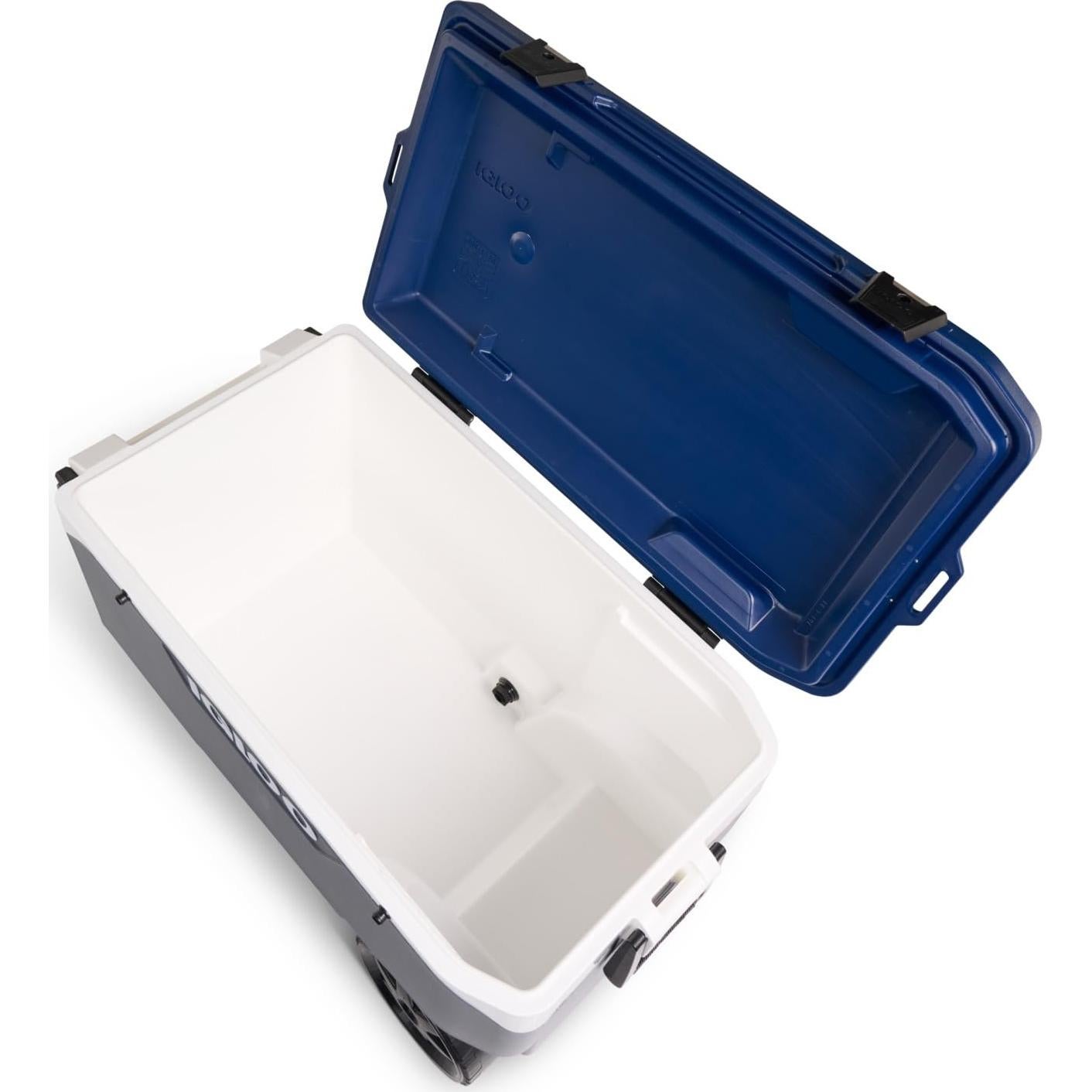 Cooler Igloo MaxCold 90Qt 5 Días con Ruedas y Tapa Acceso Rápido