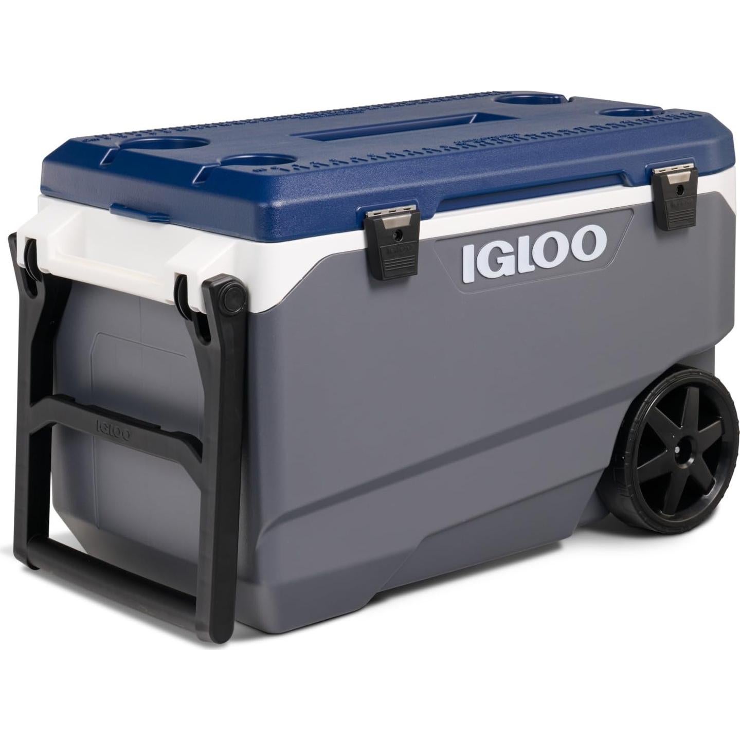 Cooler Igloo MaxCold 90Qt 5 Días con Ruedas y Tapa Acceso Rápido