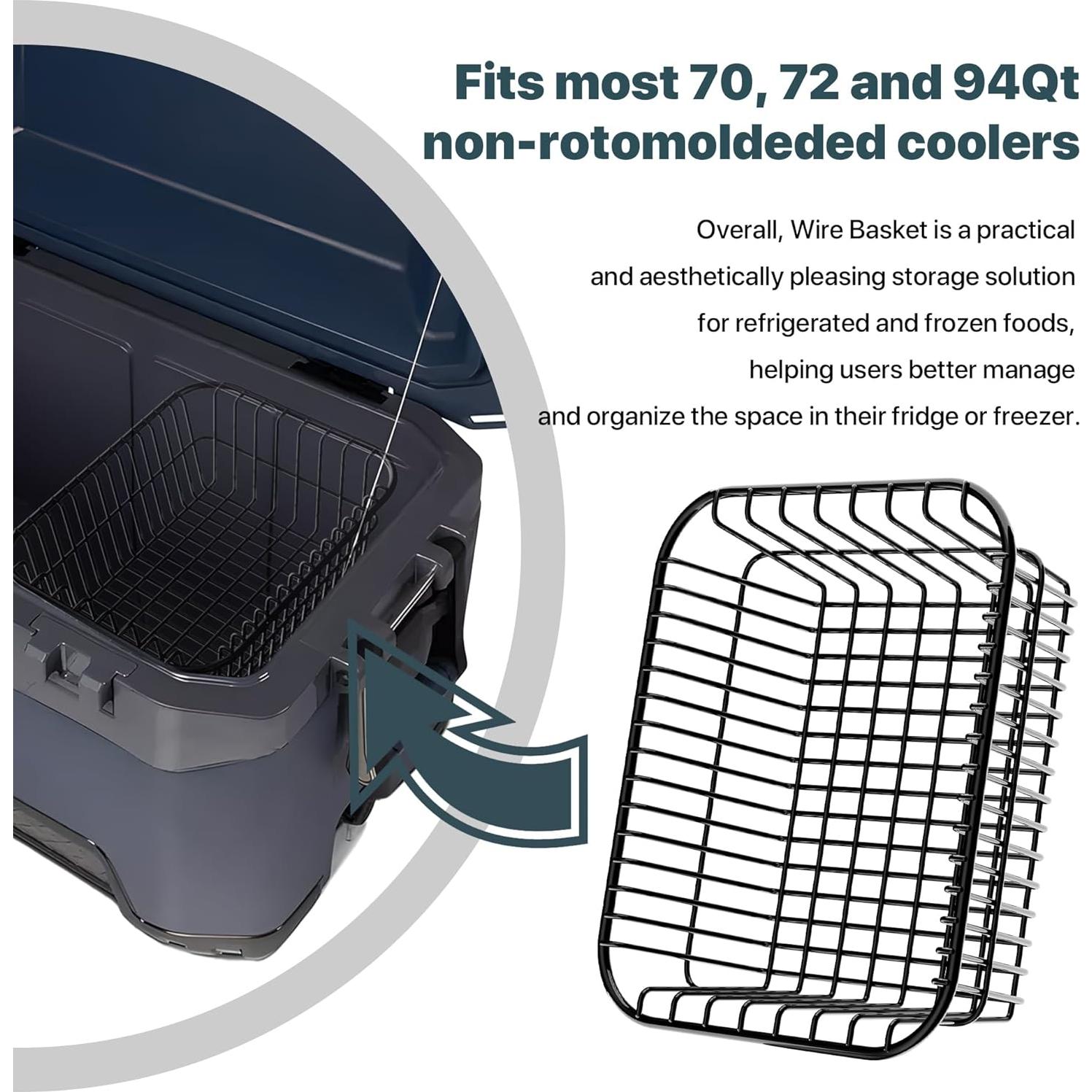 Cesta de Alambre para Enfriadores SurpLee 40.1x30.9x13.6 cm