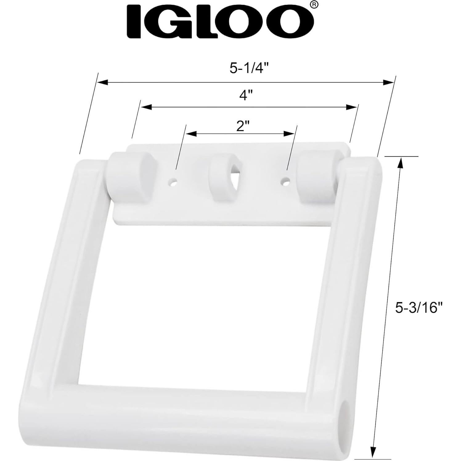 Mango para Nevera Igloo 21023 Blanco 72 Qt con Tornillos