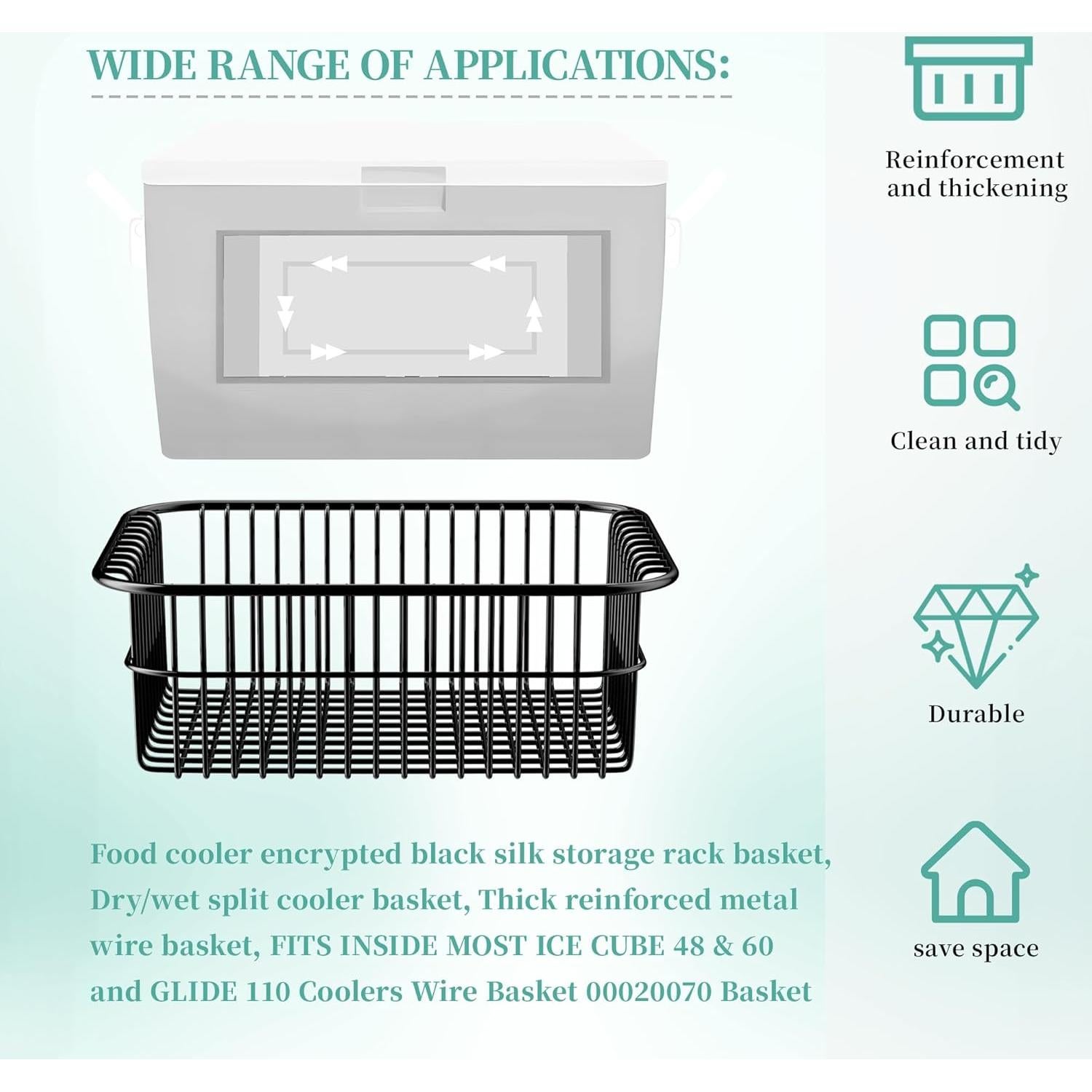 Canasta de Alambre BiLLNE 20070 para Enfriadores 90 Qt