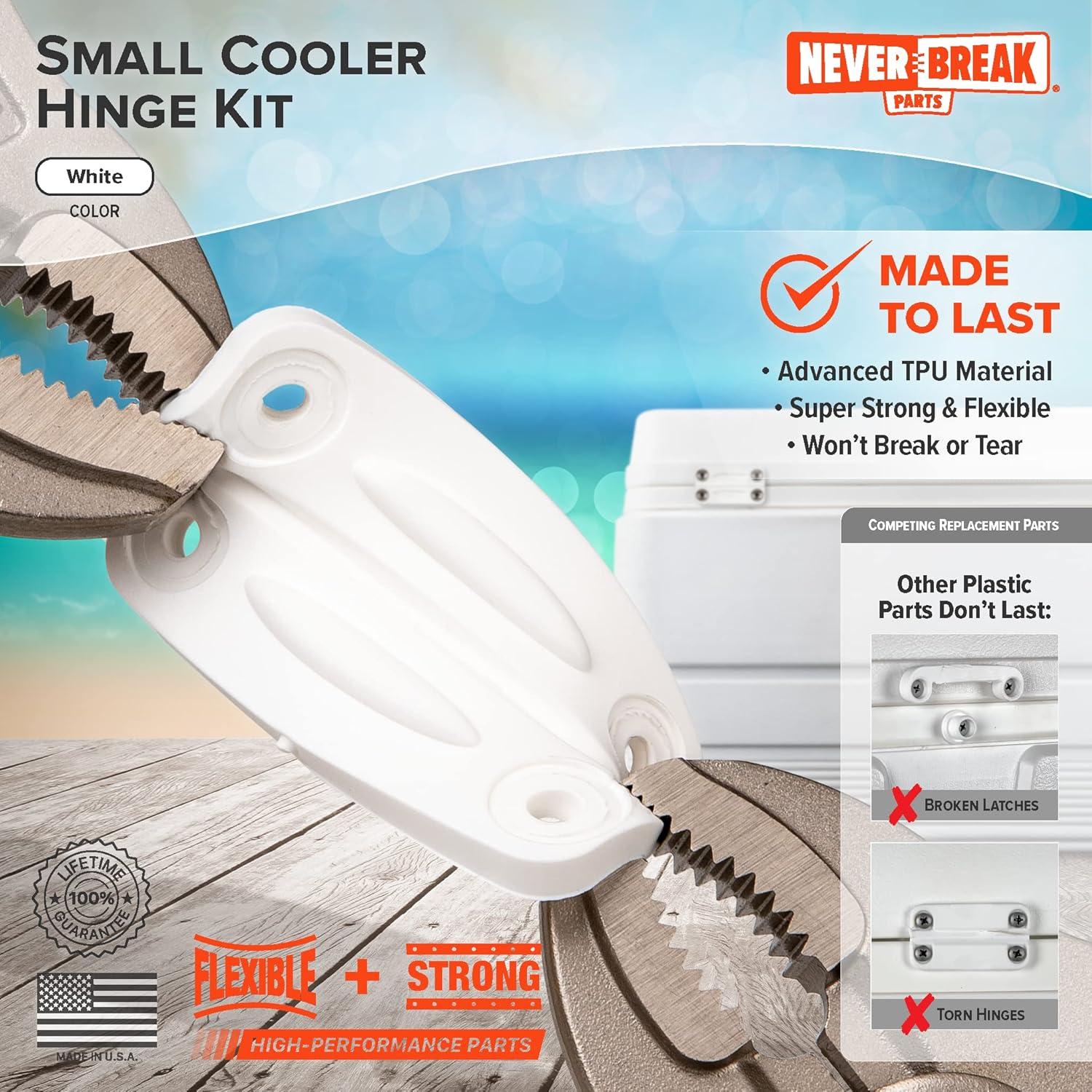 Bisagra de Nevera Igloo Blanca NeverBreak - Reemplazo Durable