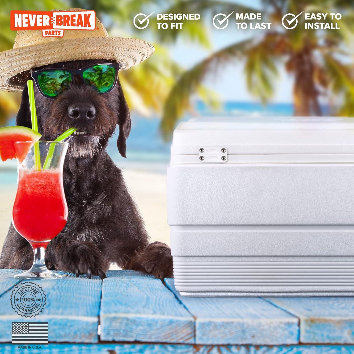 Bisagra de Nevera Igloo Blanca NeverBreak - Reemplazo Durable