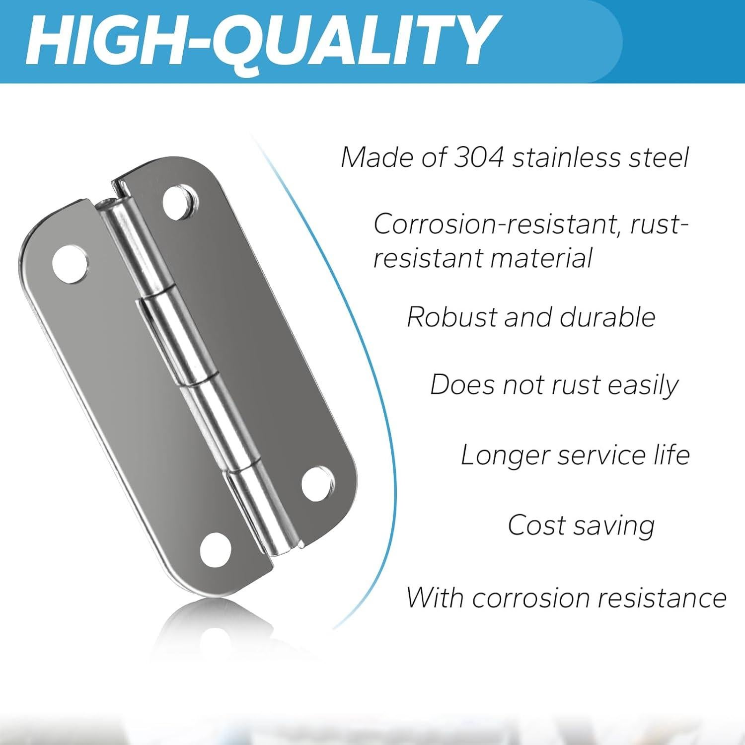 Bisagras de Acero Inoxidable Ophjerg para Enfriadores Igloo - Juego de 3