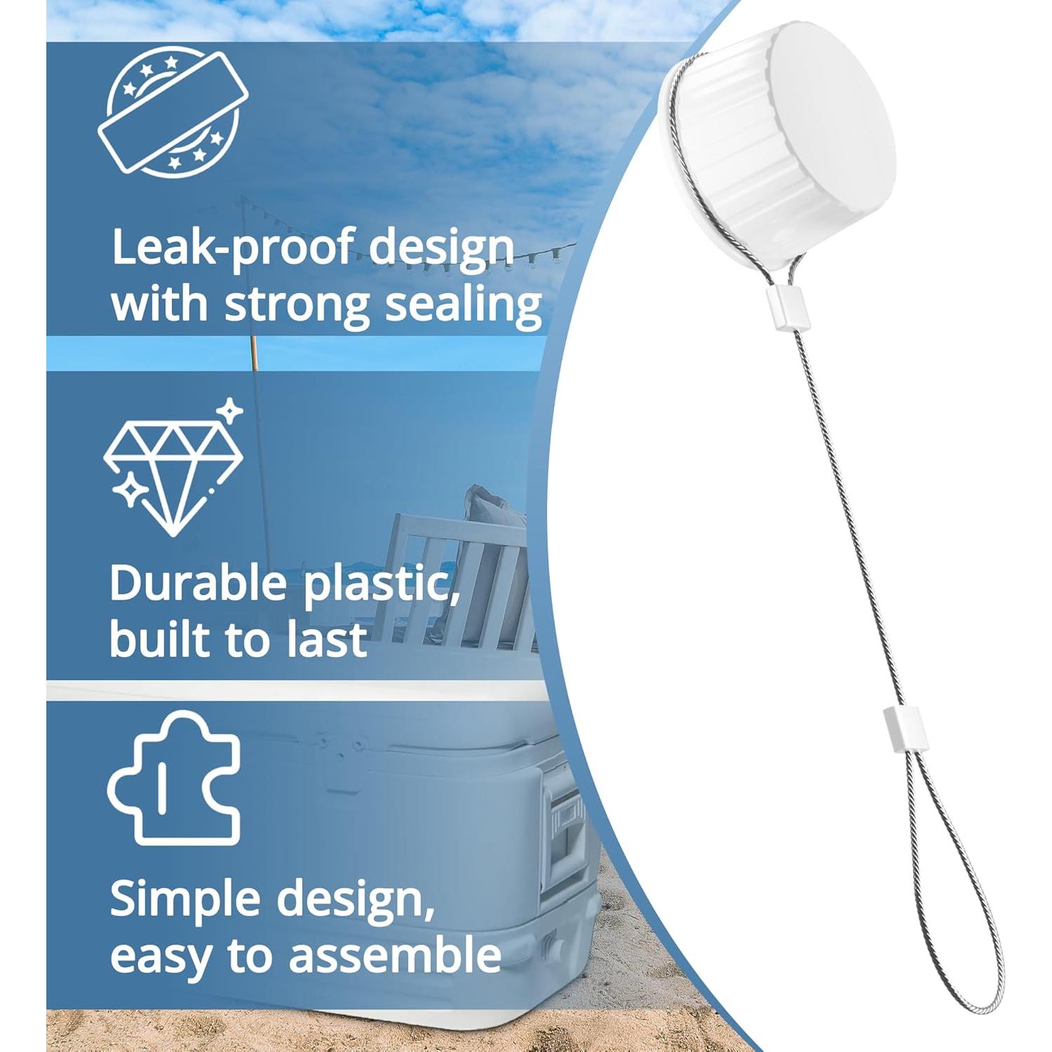 Repuestos Tapas Drenaje HQAPR Acero Inoxidable 2 Piezas