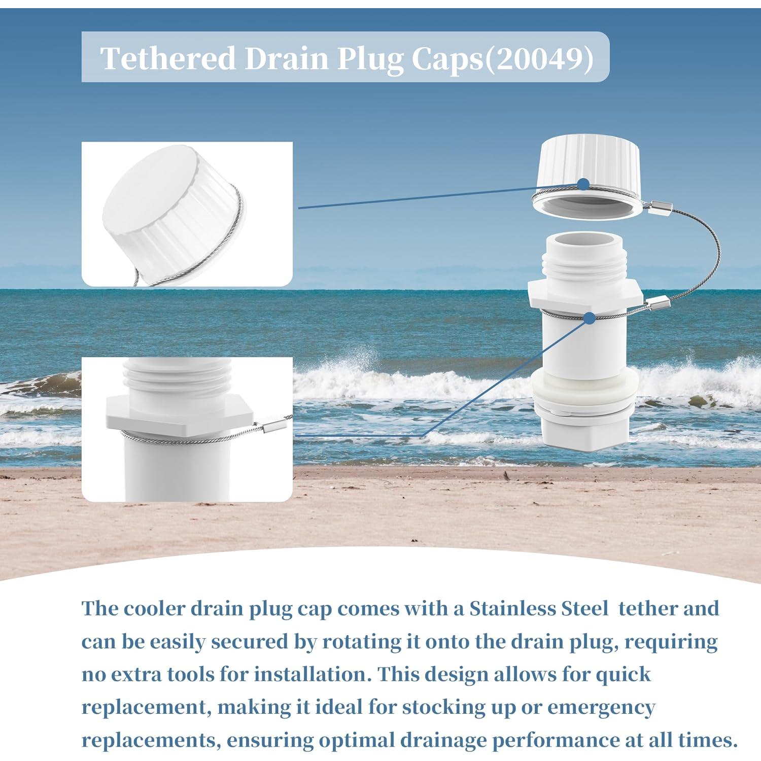 Repuestos Tapas Drenaje HQAPR Acero Inoxidable 2 Piezas