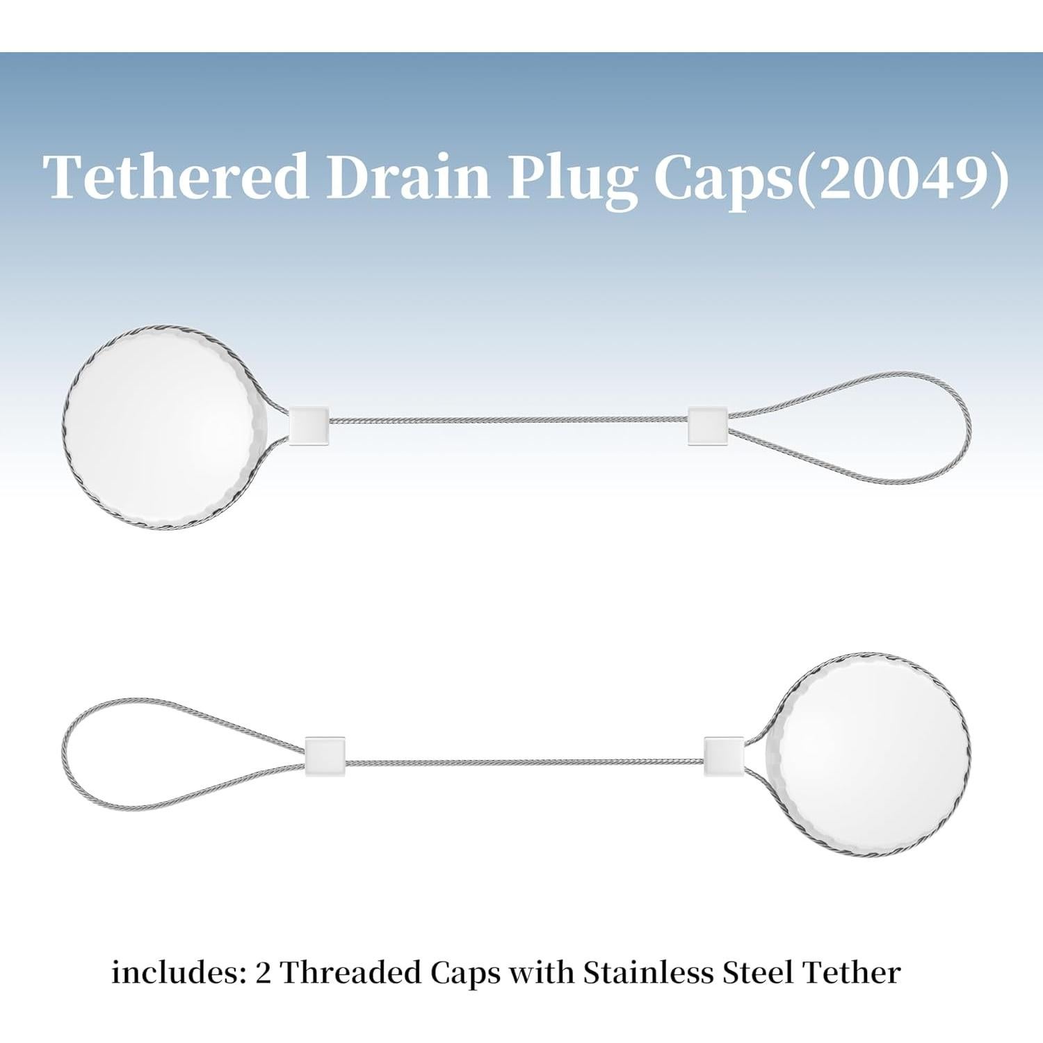 Repuestos Tapas Drenaje HQAPR Acero Inoxidable 2 Piezas