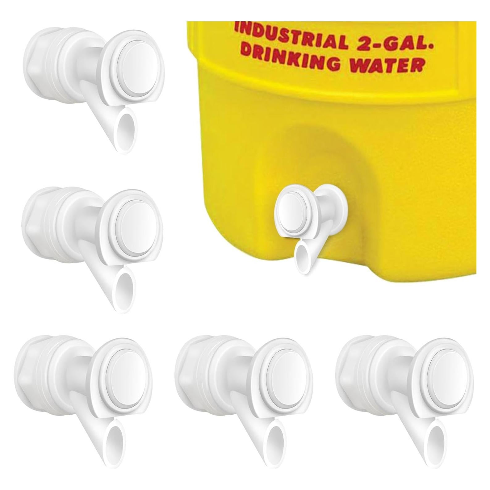 5 Piezas Grifo de Agua Reutilizable BRIFUTR para Igloo 18.93L
