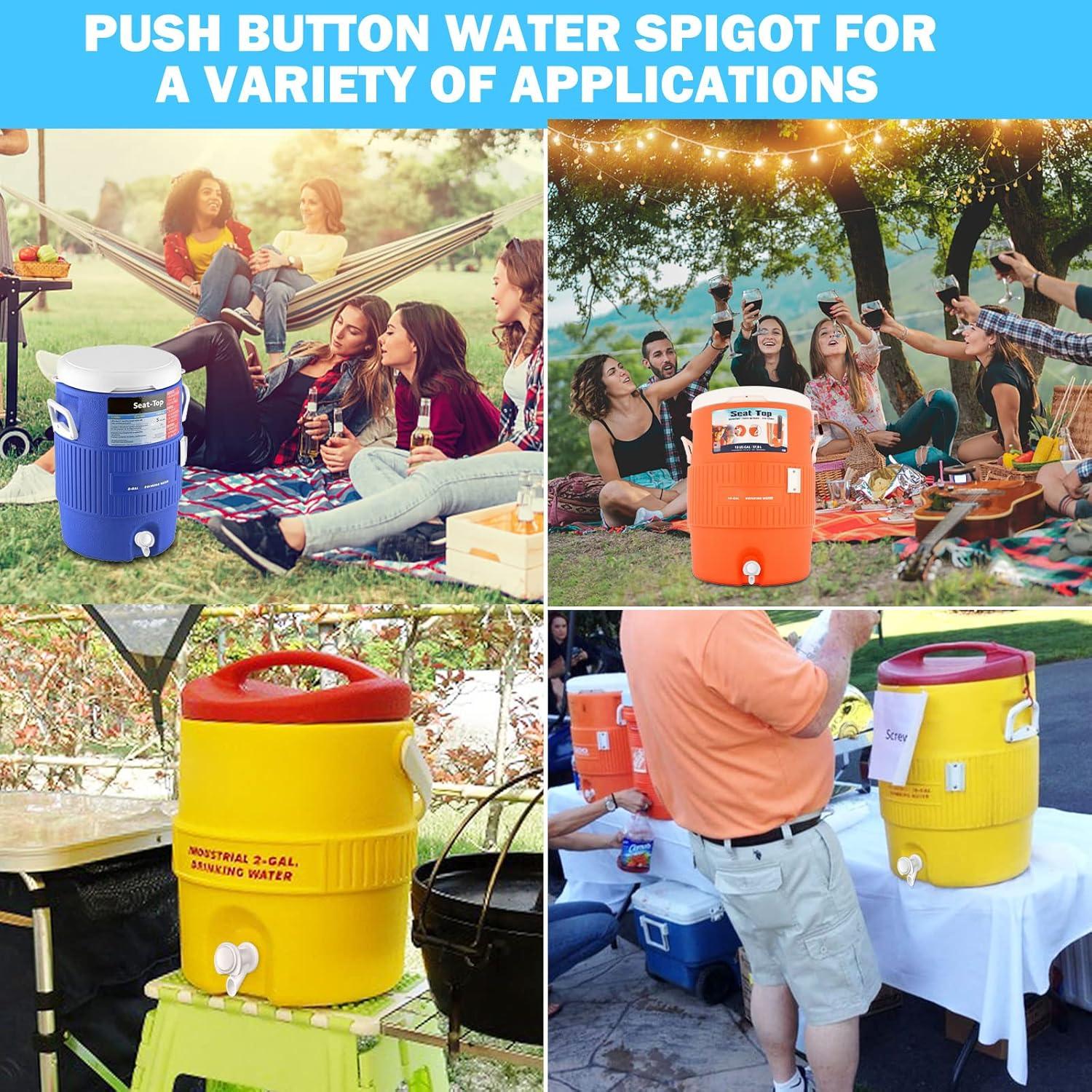 5 Piezas Grifo de Agua Reutilizable BRIFUTR para Igloo 18.93L