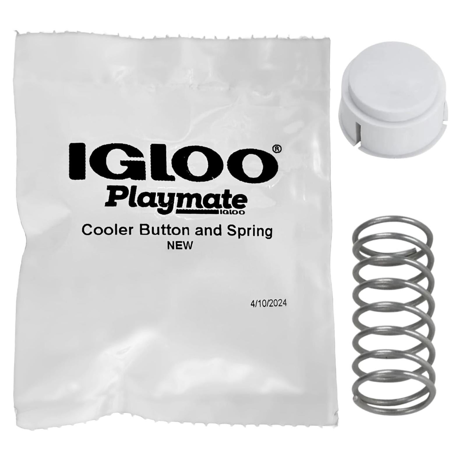 Botón y Resorte de Reemplazo Igloo para Cooler Playmate
