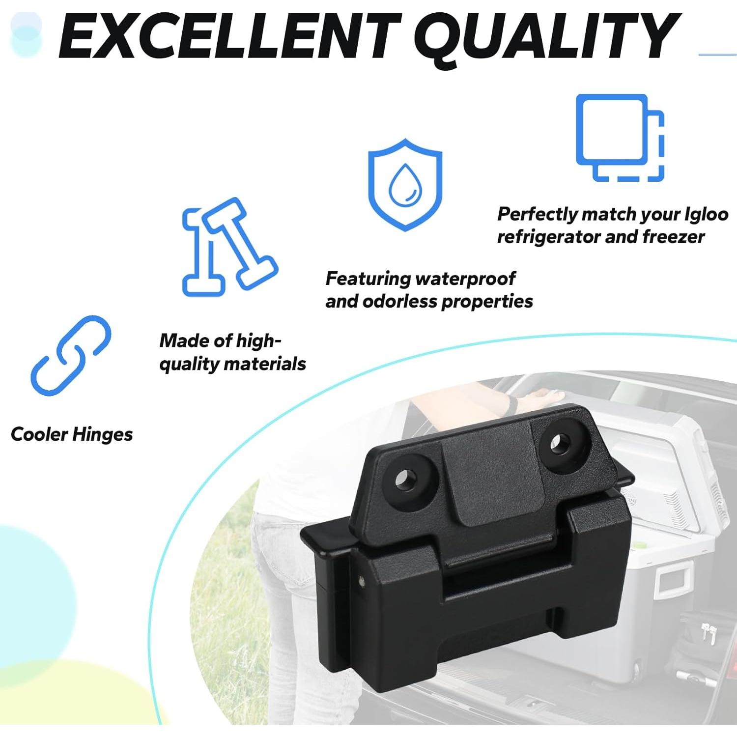 Bisagras de Cooler Ophjerg para Igloo 25, 52, 72 Qt - Juego de 2