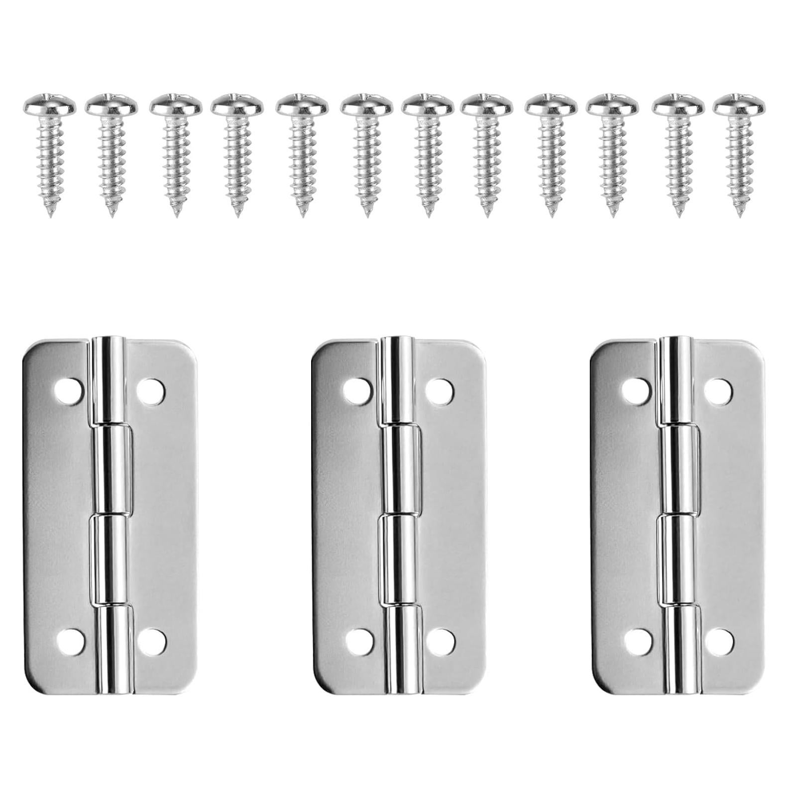 BOXOB 3 Piezas Bisagras Acero Inoxidable para Enfriadores Igloo