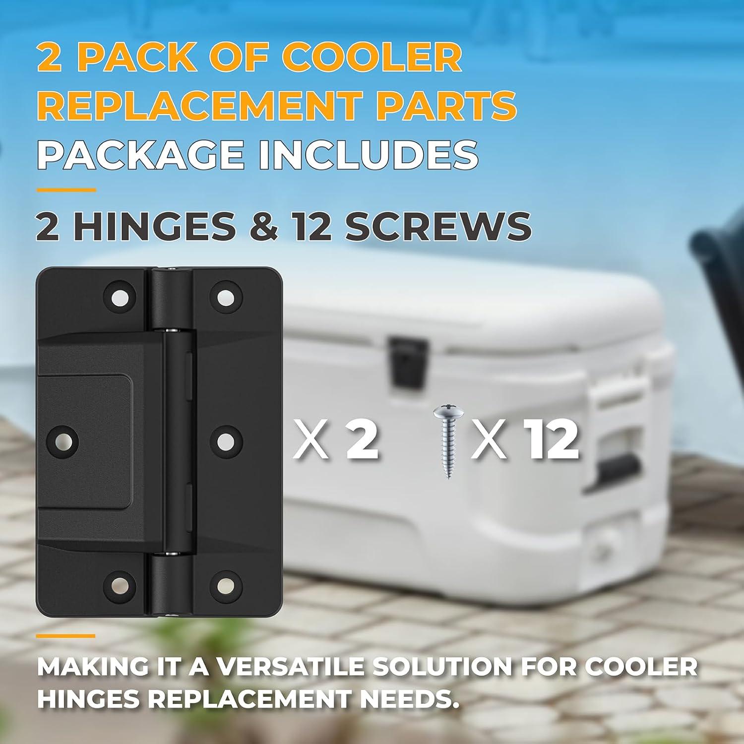 Bisagras Mecánicas Sobredimensionadas Pokin para Cooler Igloo 150-165 QT