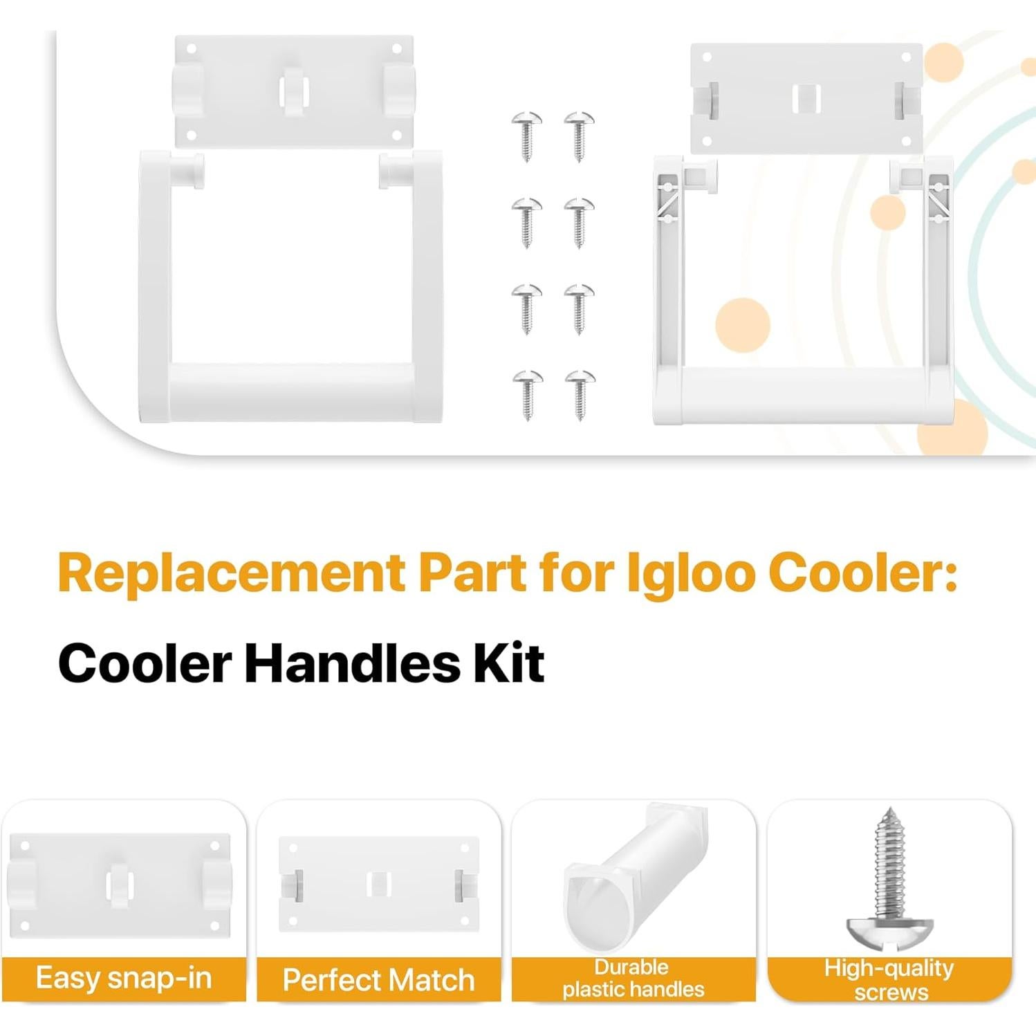 Mangos de Repuesto LBB-Parts para Enfriador Igloo 90-100 Qt