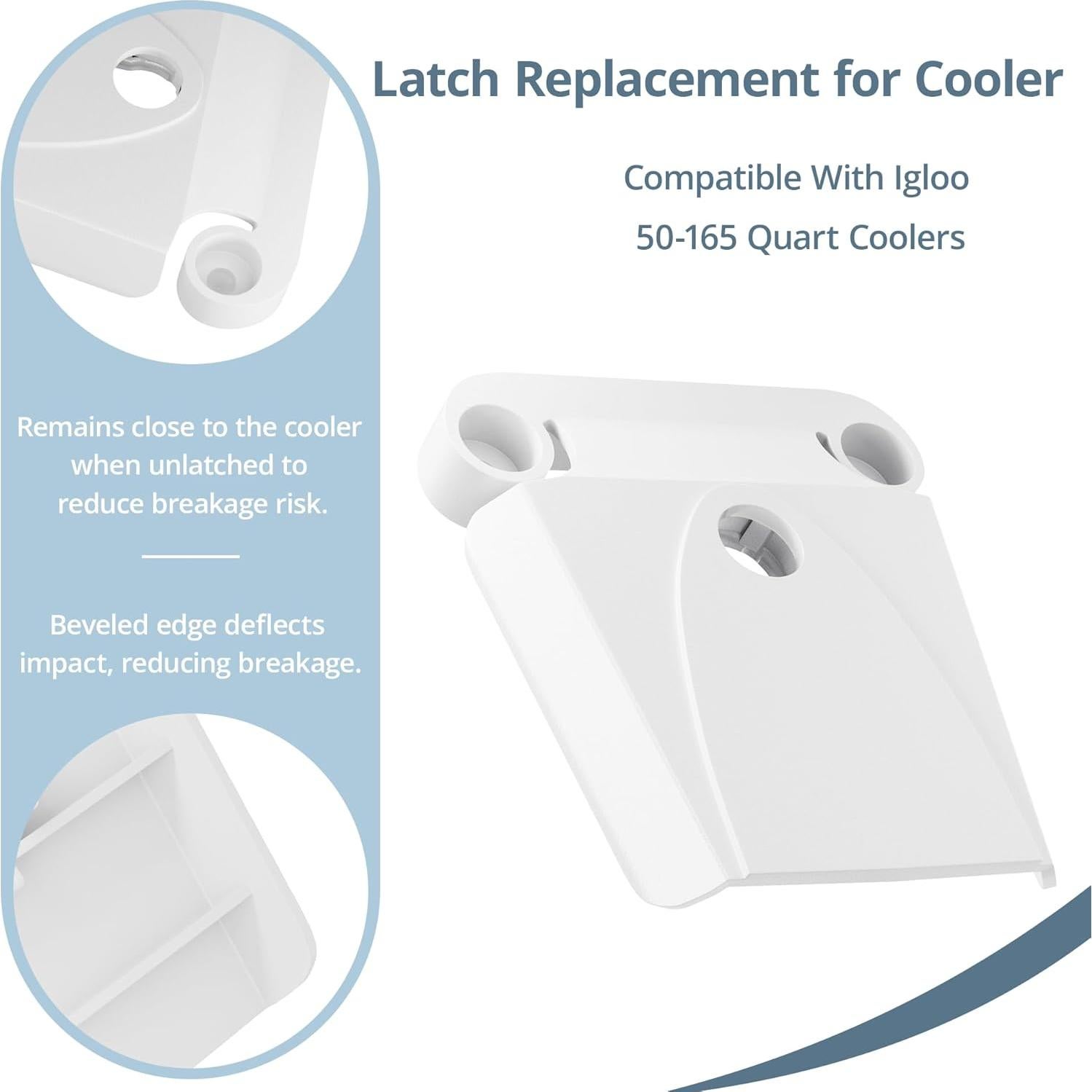 Pernos y Cierres de Repuesto HQAPR para Enfriadores Igloo 50-165 Qt