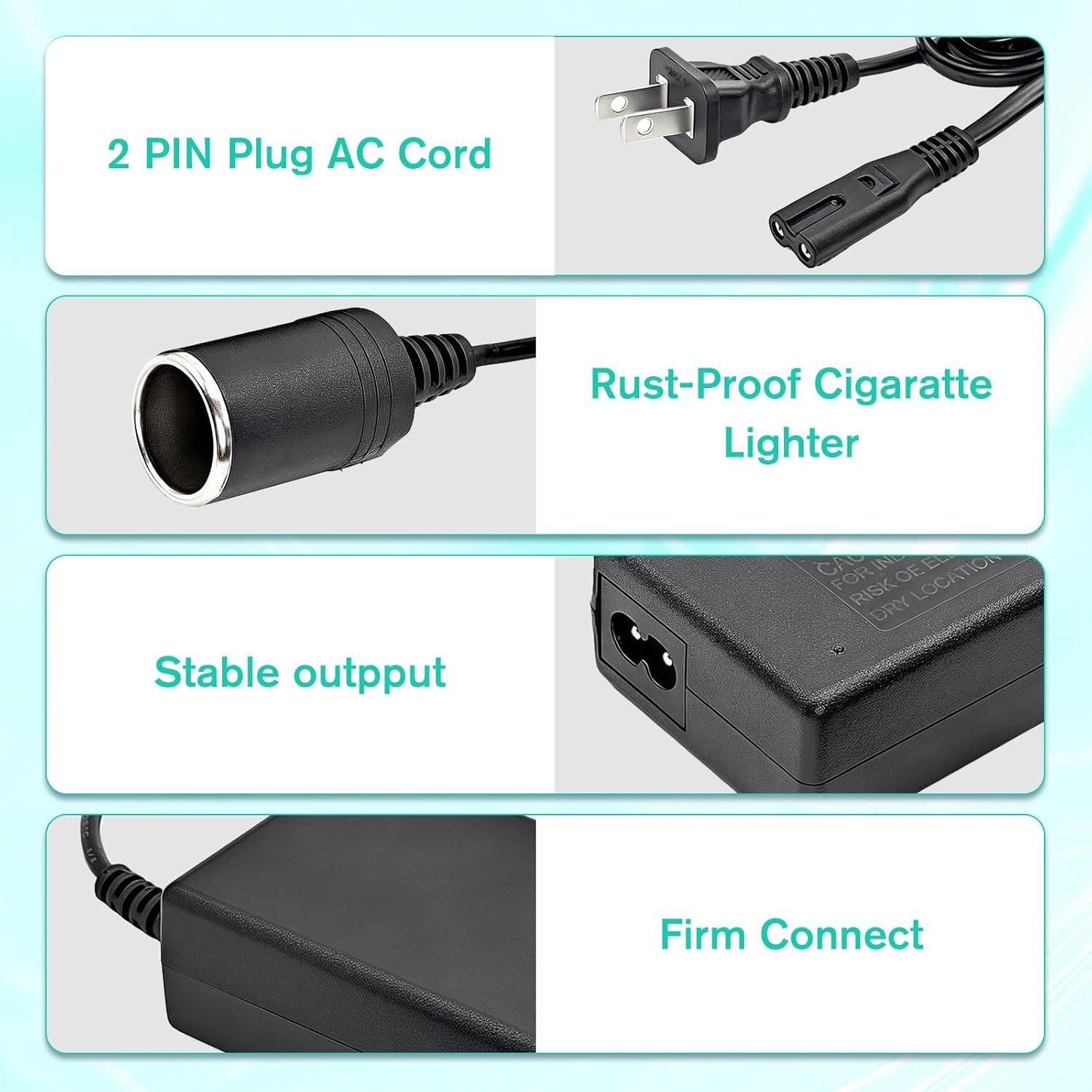 Adaptador de Alimentación 12V Igloo Iceless 5.8A Cargador